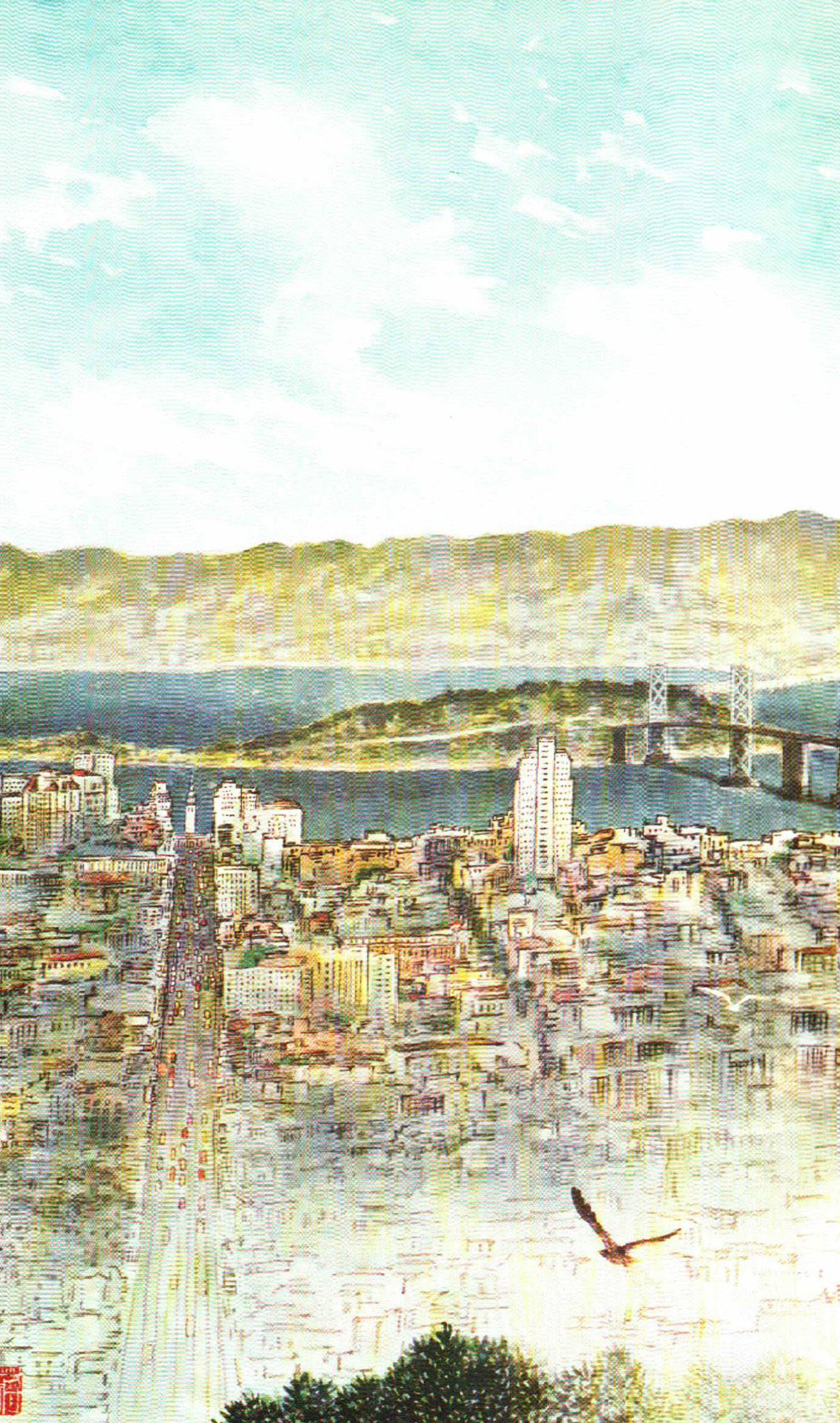 1964 First Trade Edition "The Silent Traveller in San Francisco" by Chiang Lee