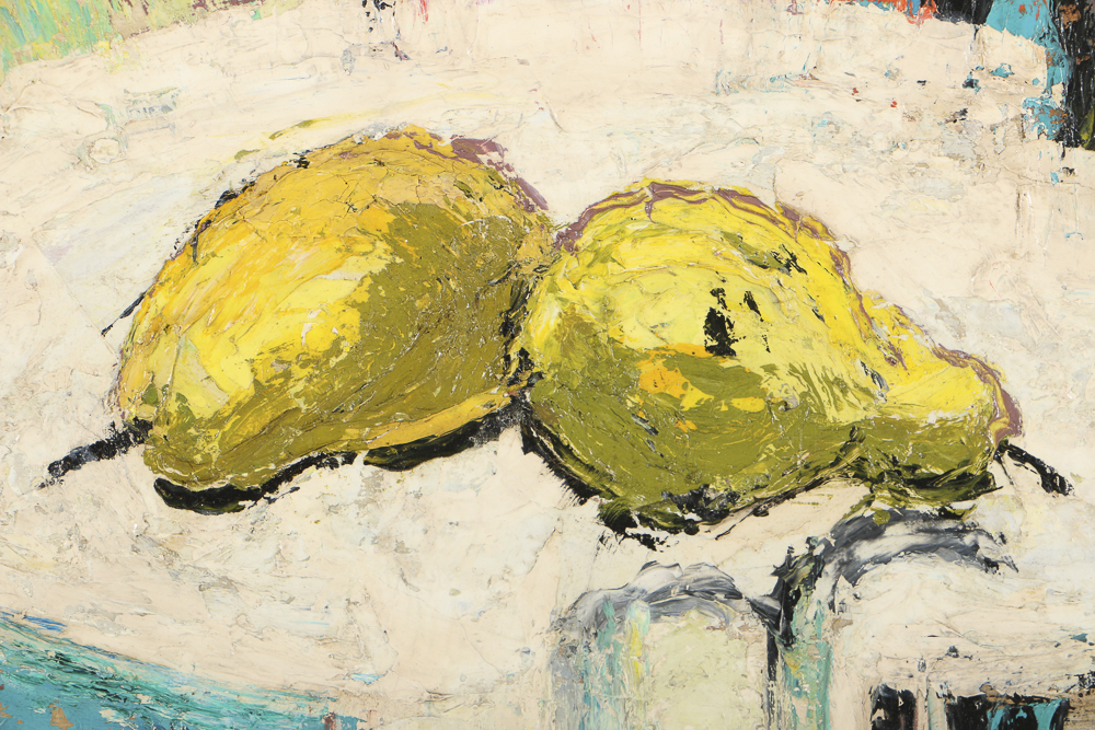 Arthur Helwig Oil Painting on Board Abstract Still Life