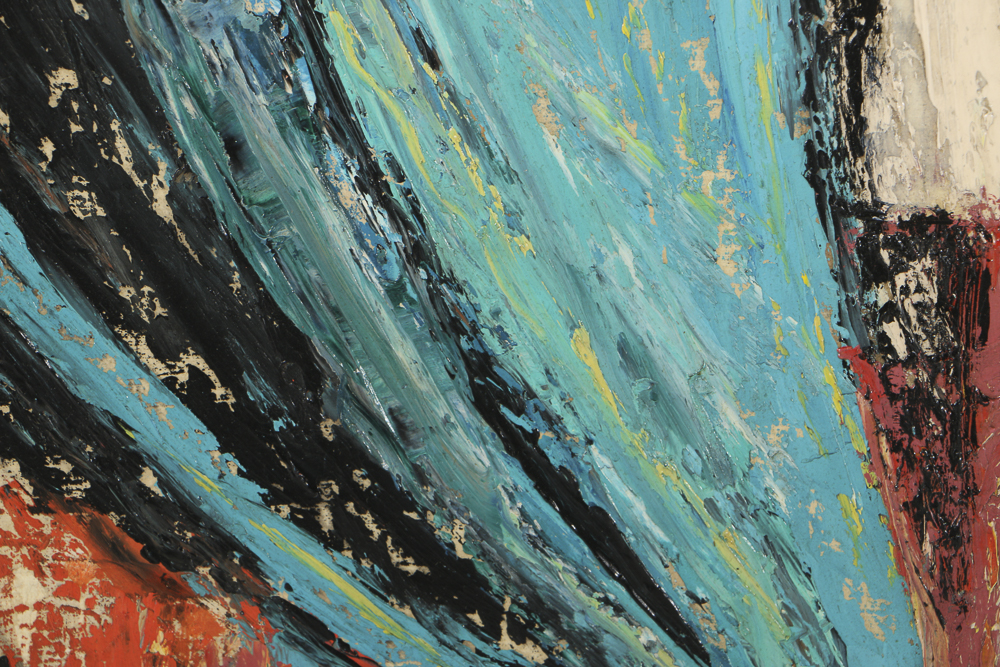 Arthur Helwig Oil Painting on Board Abstract Still Life