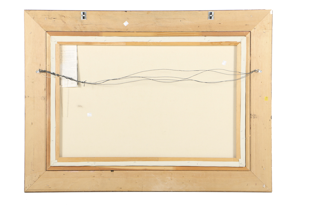 Scott Duncan Oil Painting on Canvas Landscape with English Setter