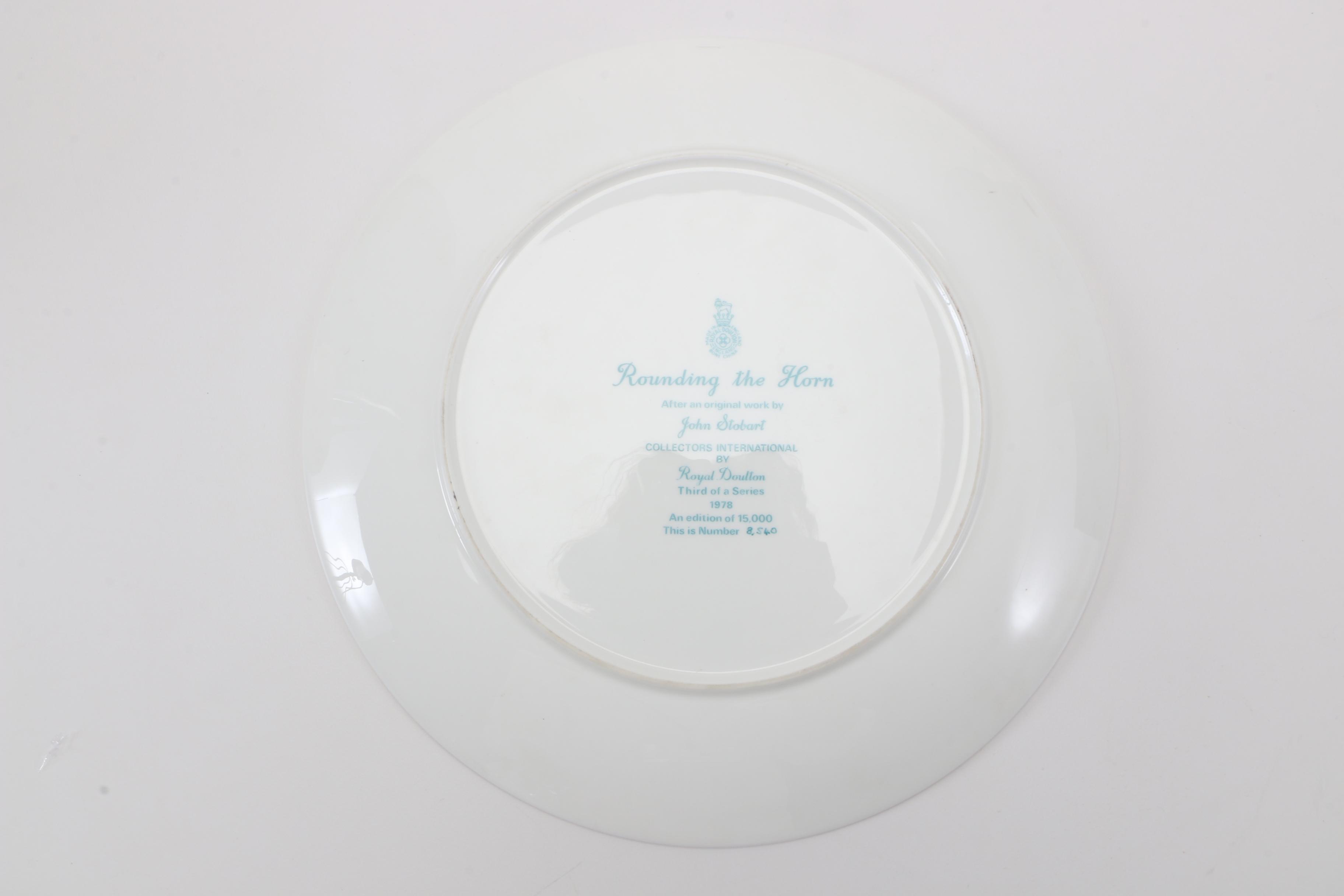 Royal Doulton Plate After John Stobart "Rounding The Horn"