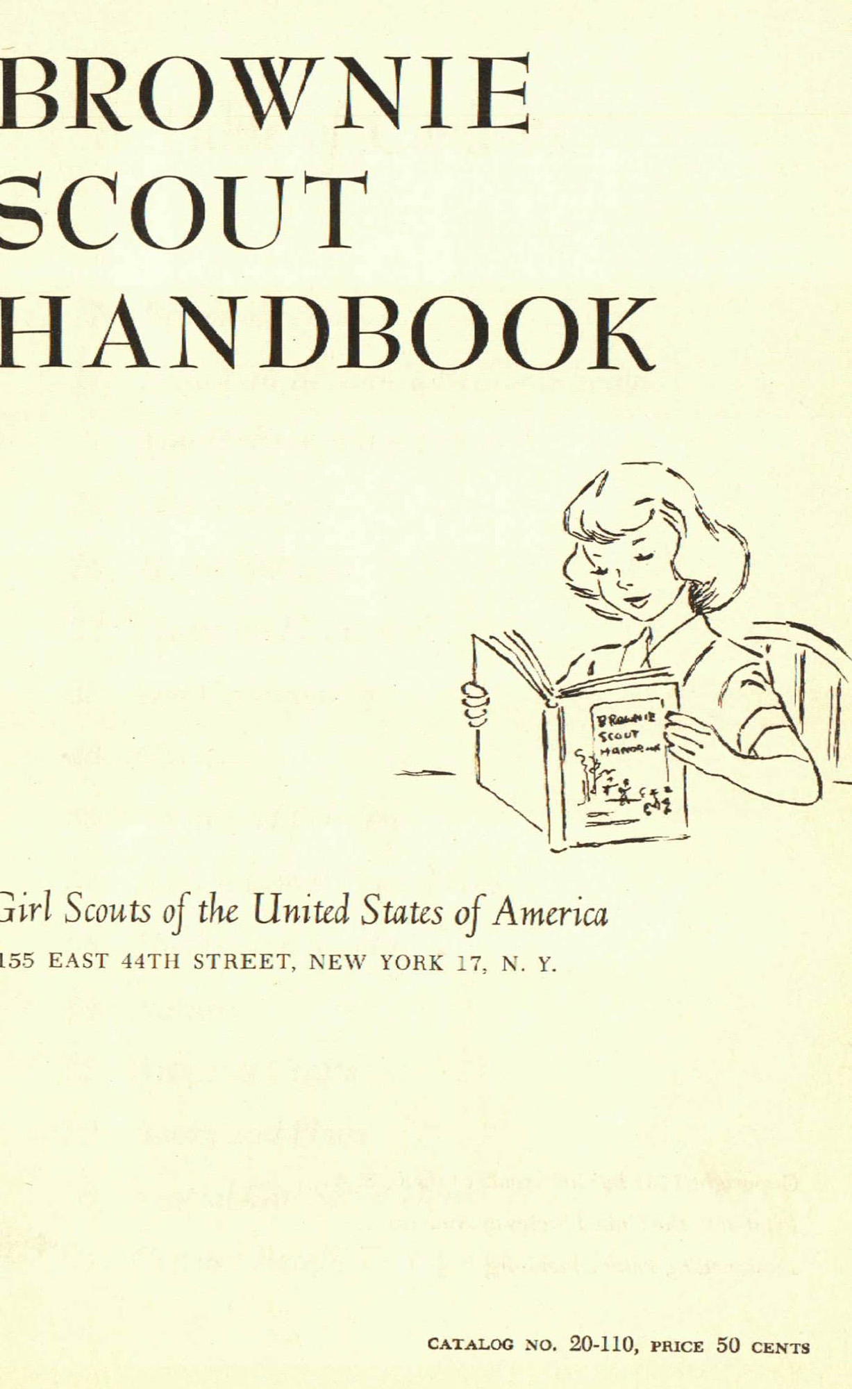 1951 "Brownie Scout Handbook"