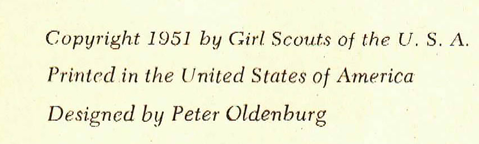 1951 "Brownie Scout Handbook"