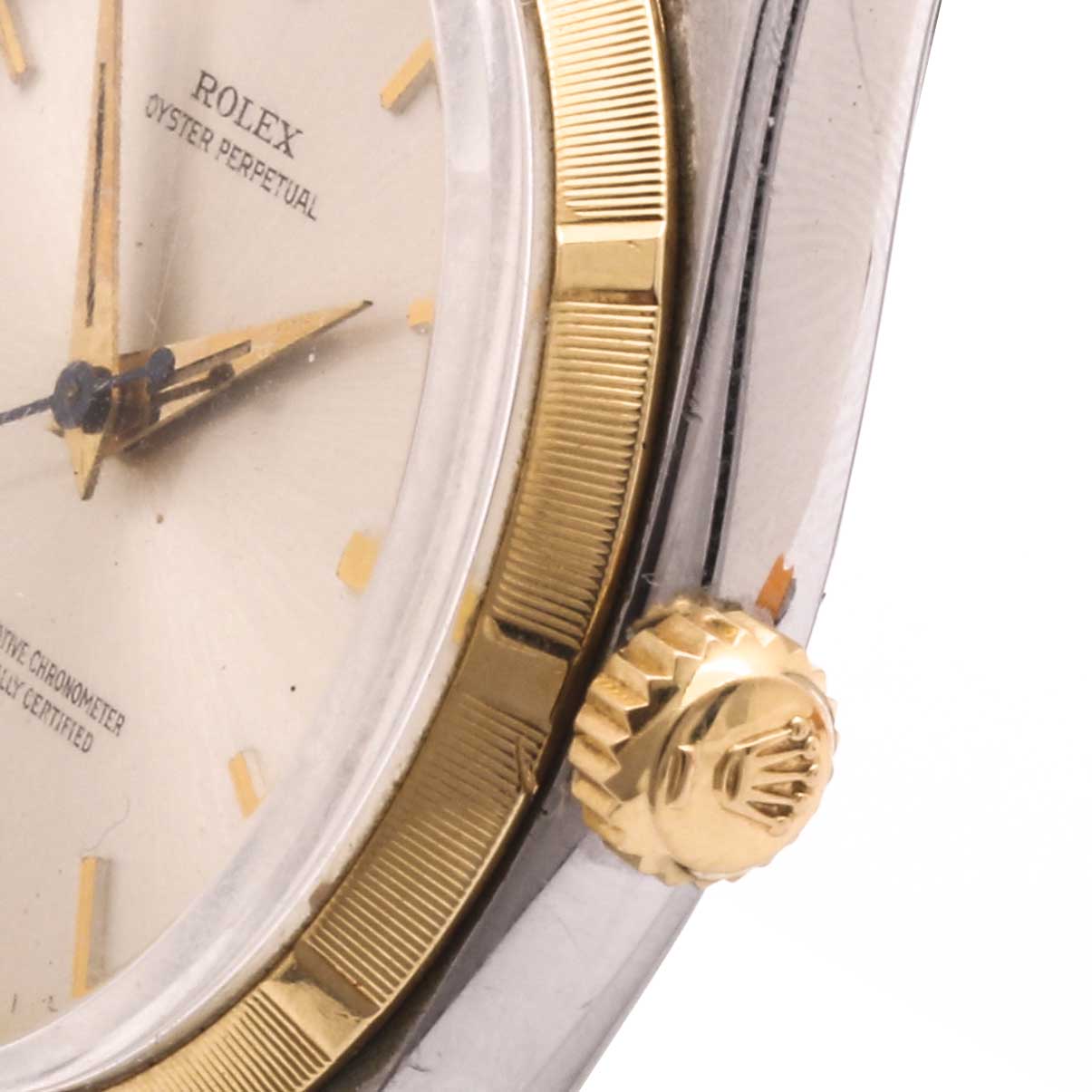 Rolex Oyster Perpetual Chronometer 14K Yellow Gold and Stainless Steel Watch