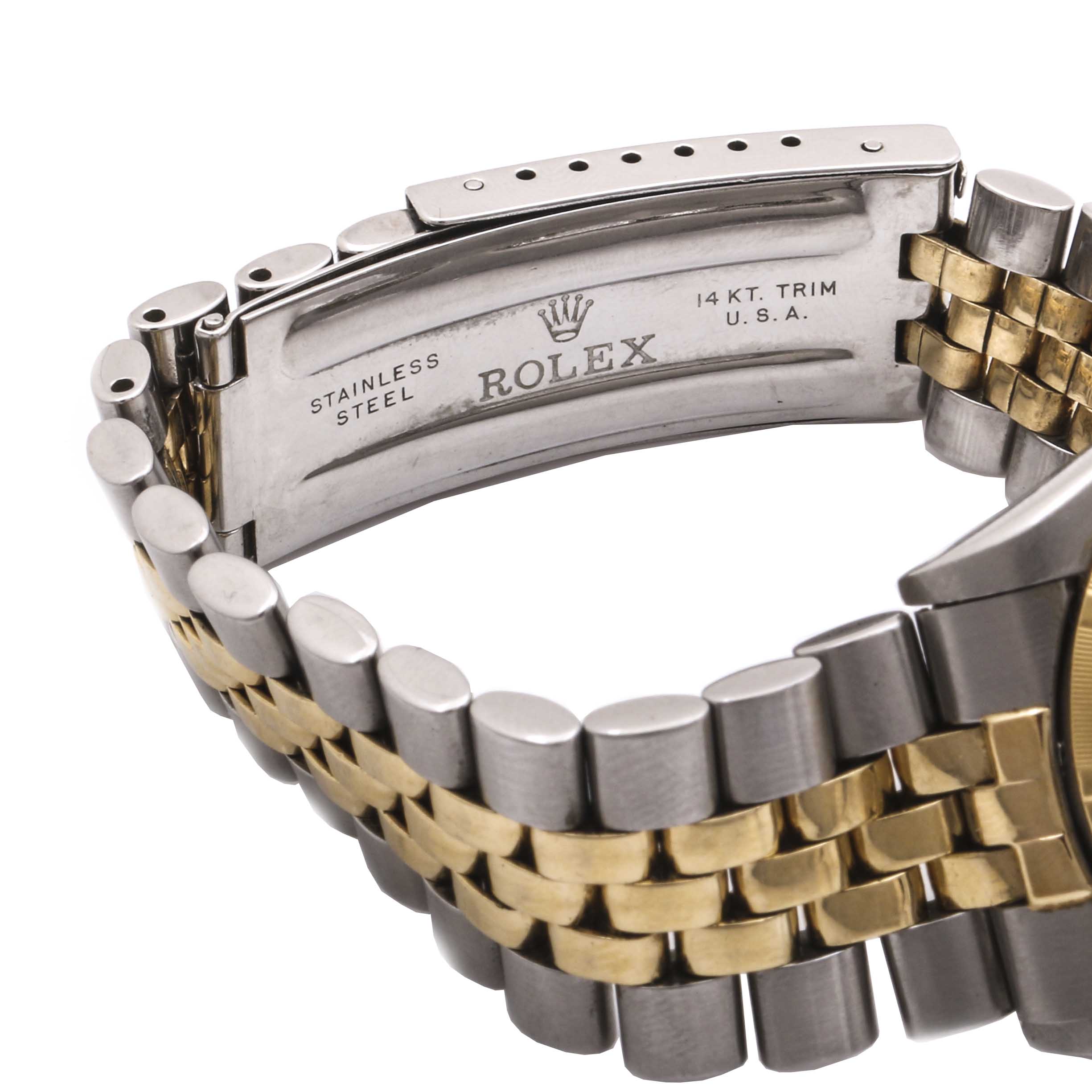 Rolex Oyster Perpetual Chronometer 14K Yellow Gold and Stainless Steel Watch