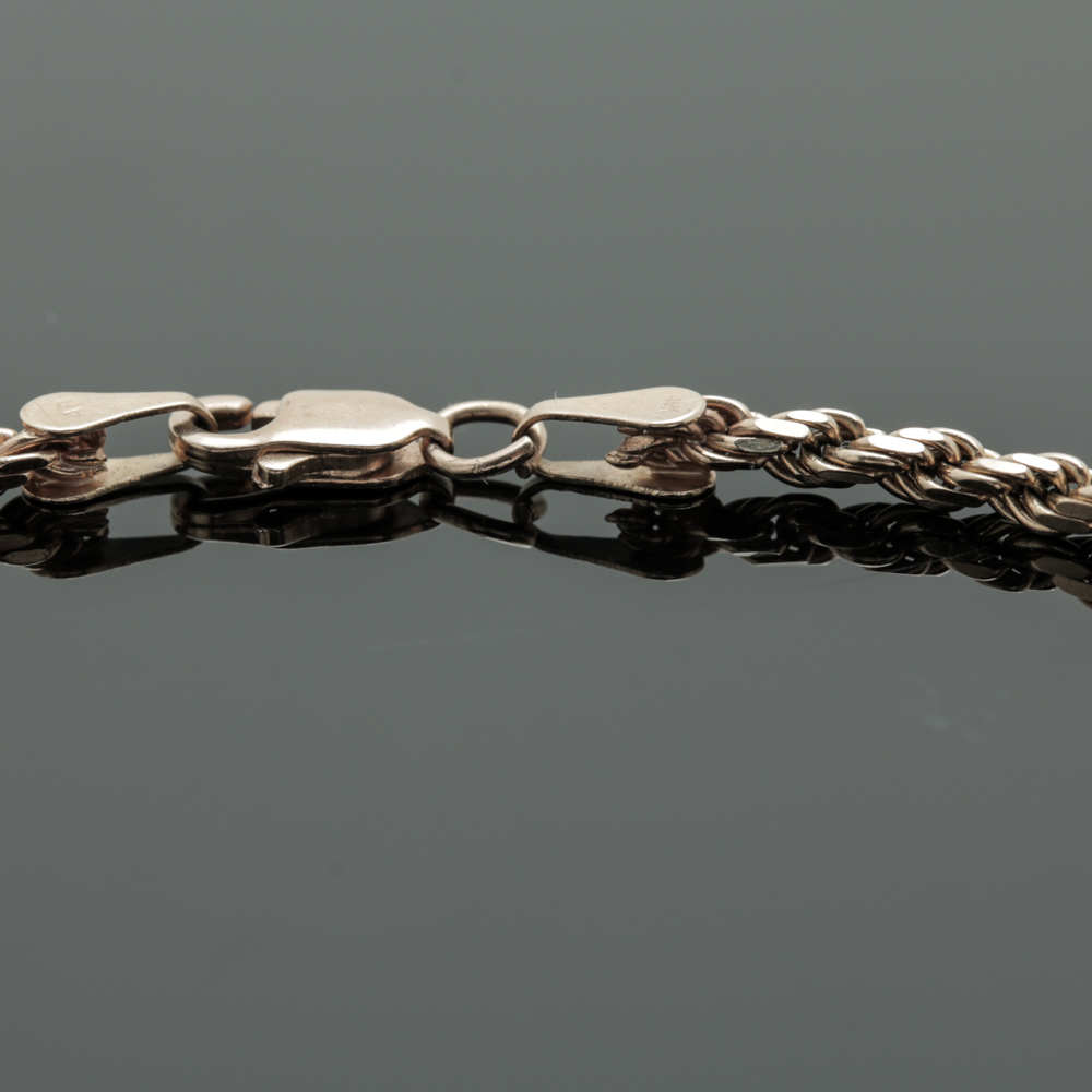 14K Yellow Gold Rope Bracelet