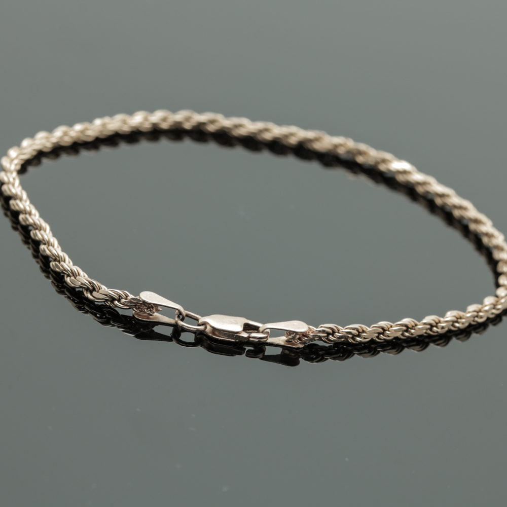 14K Yellow Gold Rope Bracelet