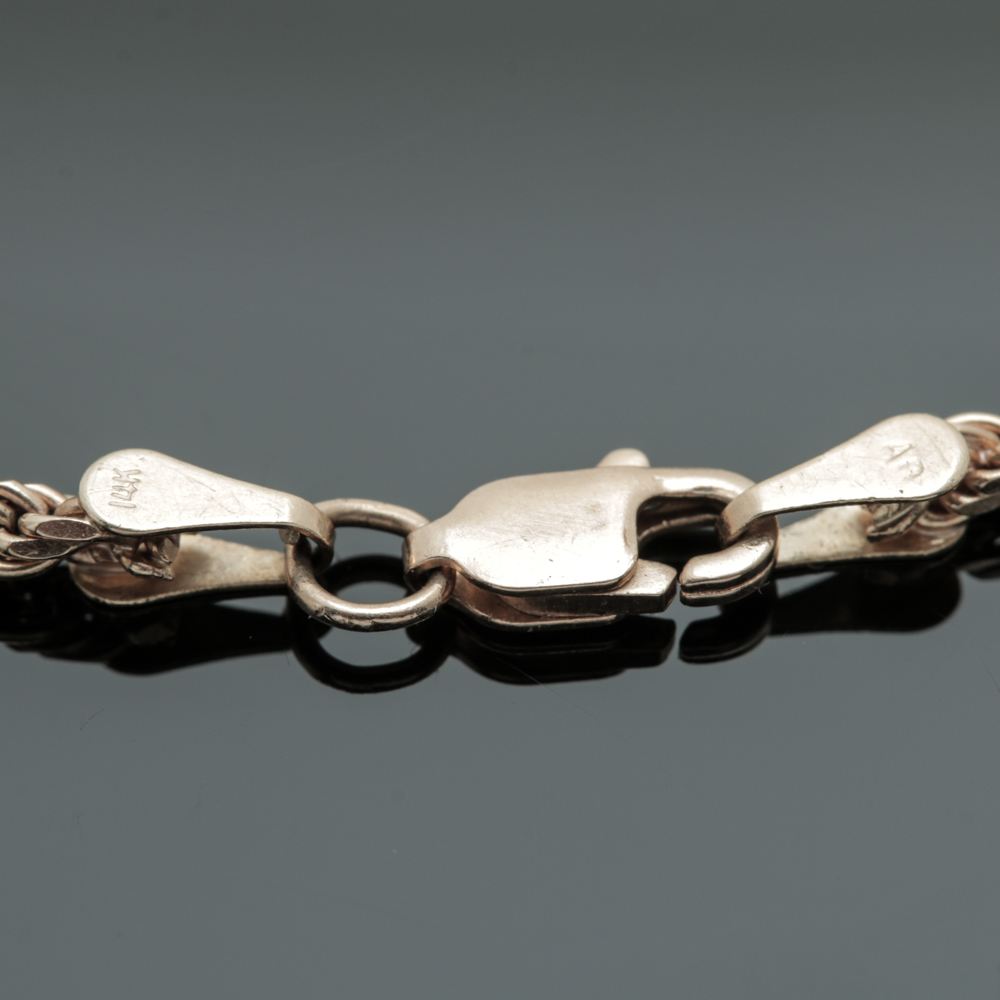 14K Yellow Gold Rope Bracelet