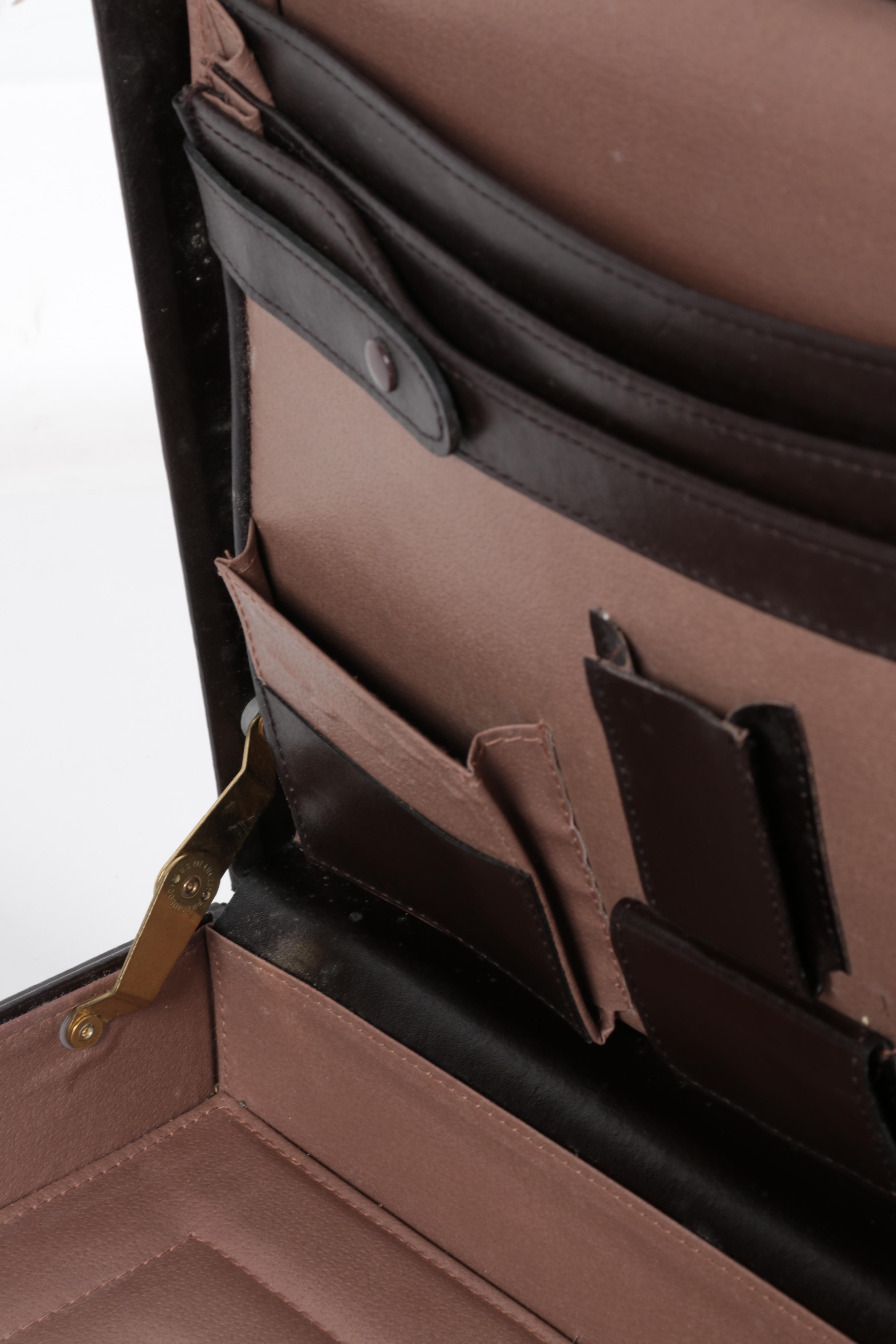Set of Leather Briefcases
