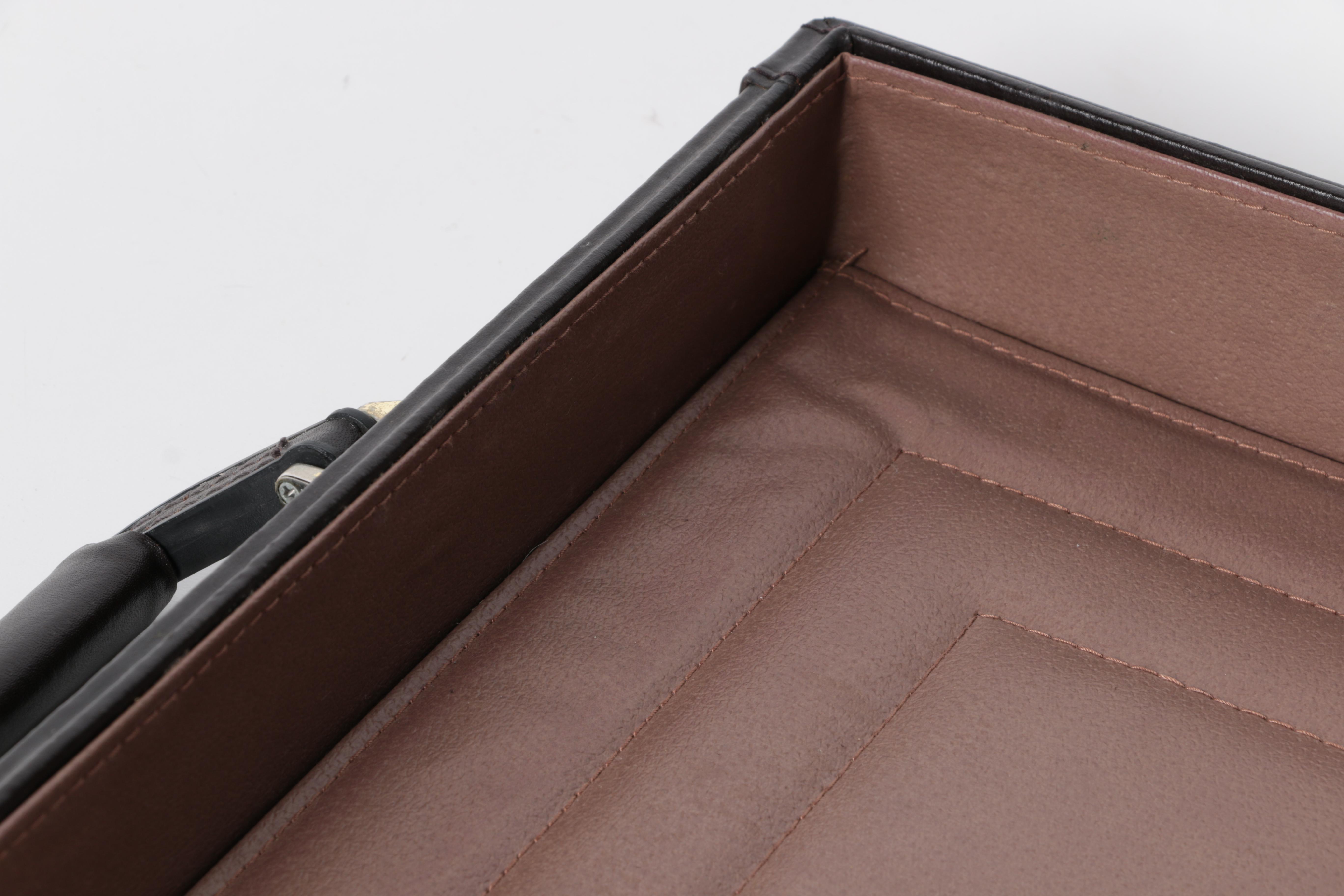 Set of Leather Briefcases
