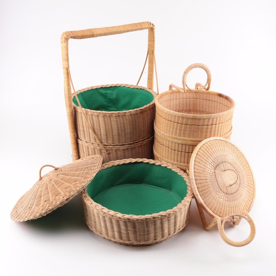 Chinese Wedding-Style Woven Baskets
