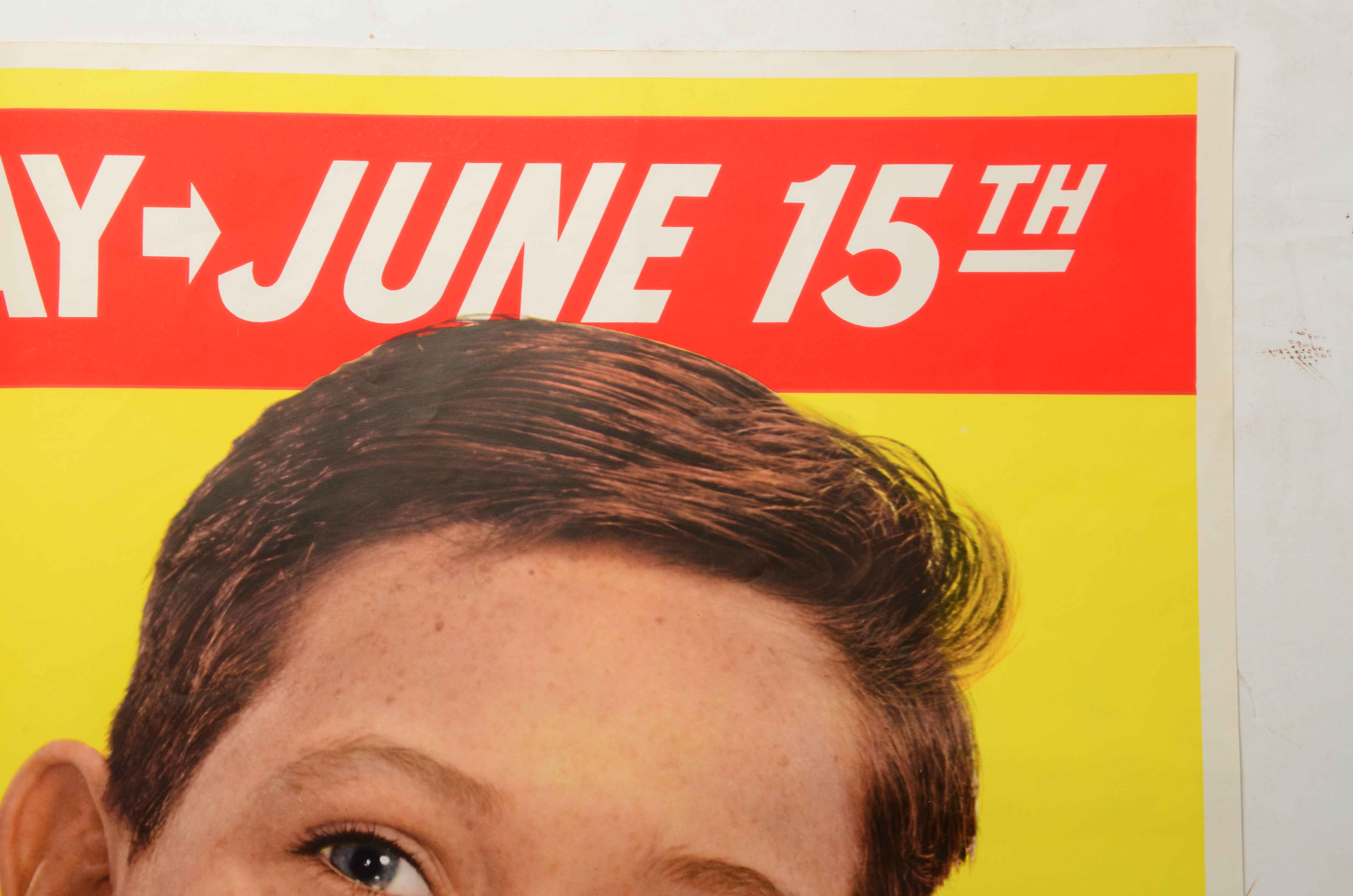 Original 1950s Chesterfield Cigarettes Poster Advertisement