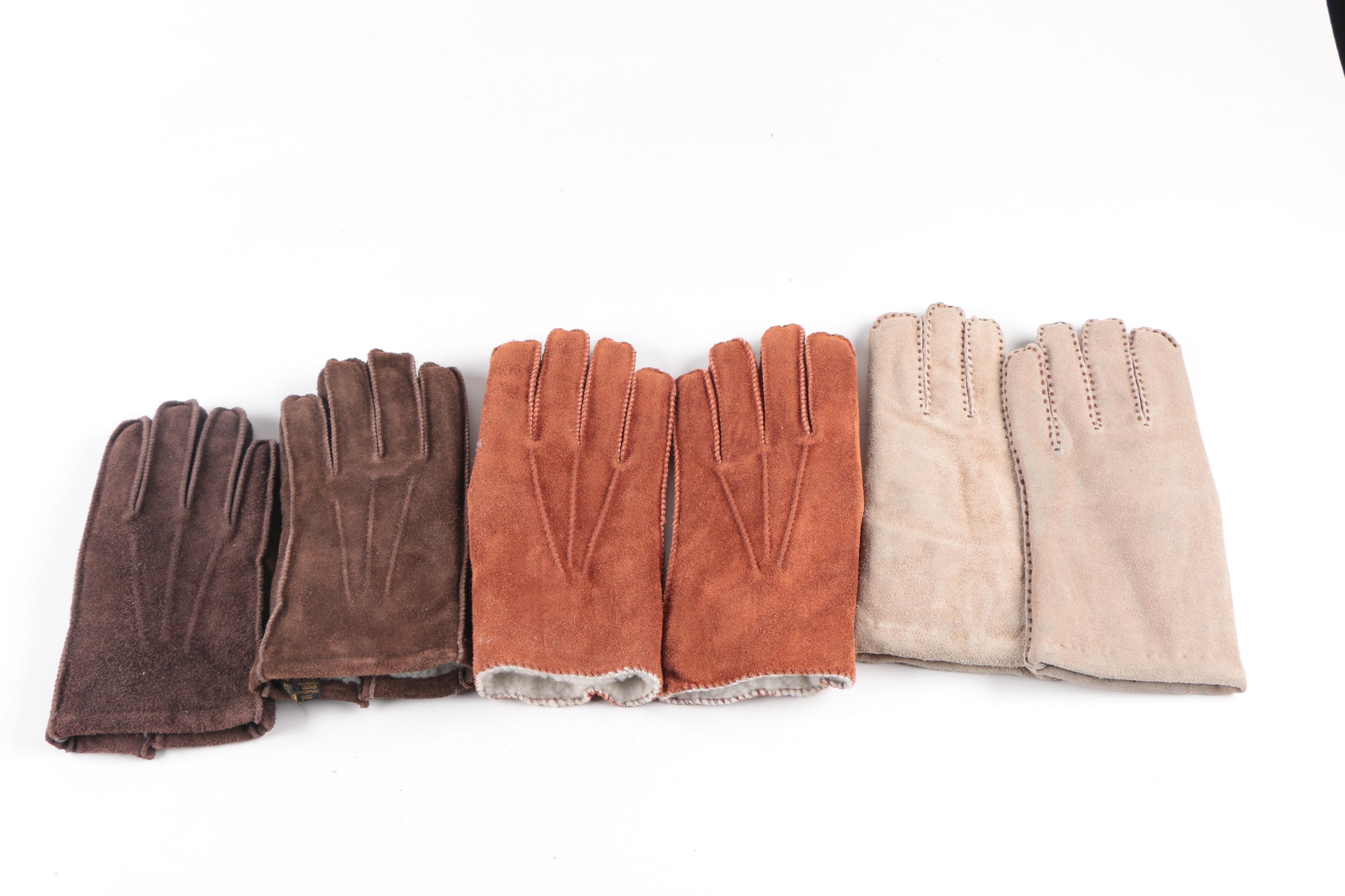 Men's Suede and Knit Glove Assortment