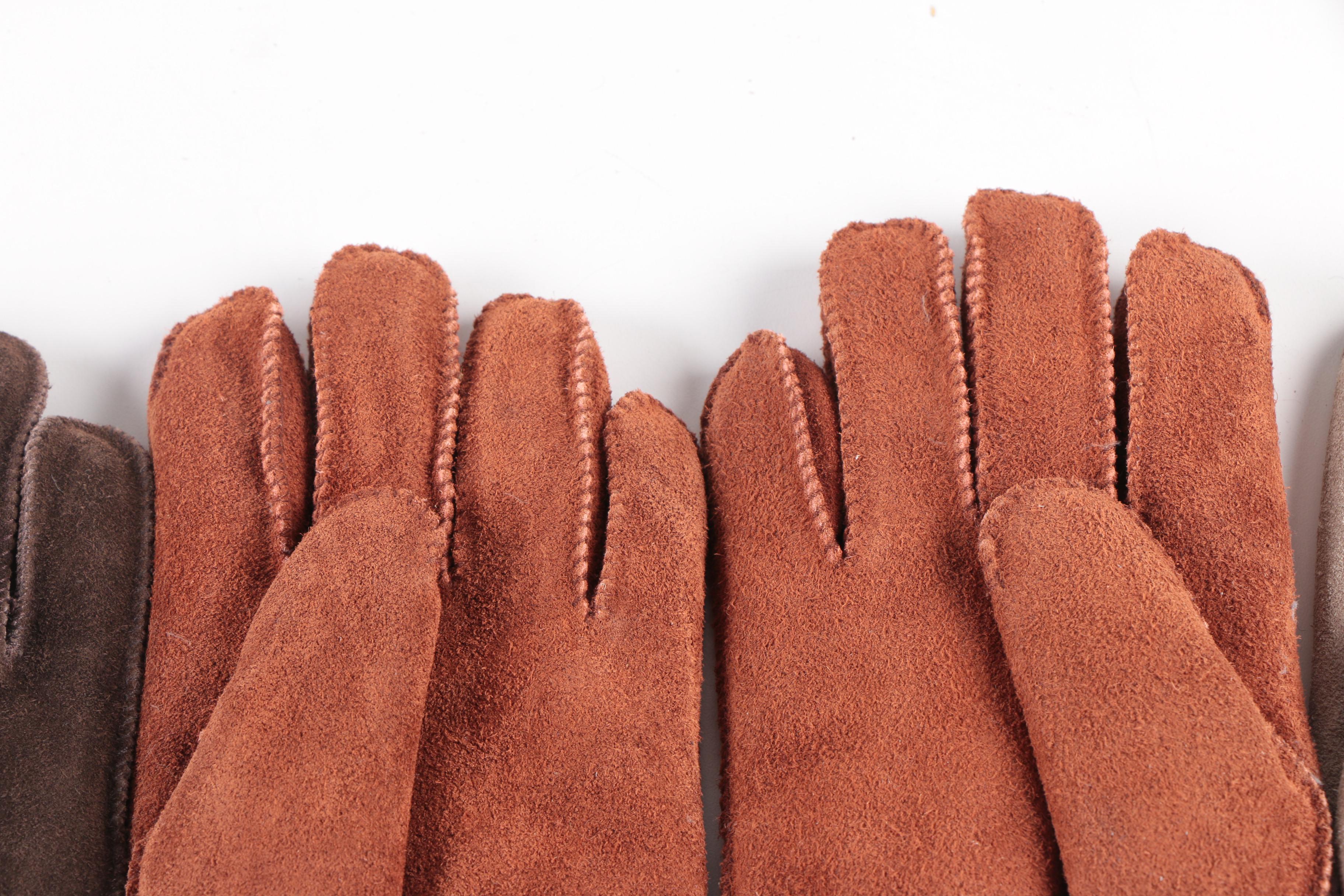 Men's Suede and Knit Glove Assortment