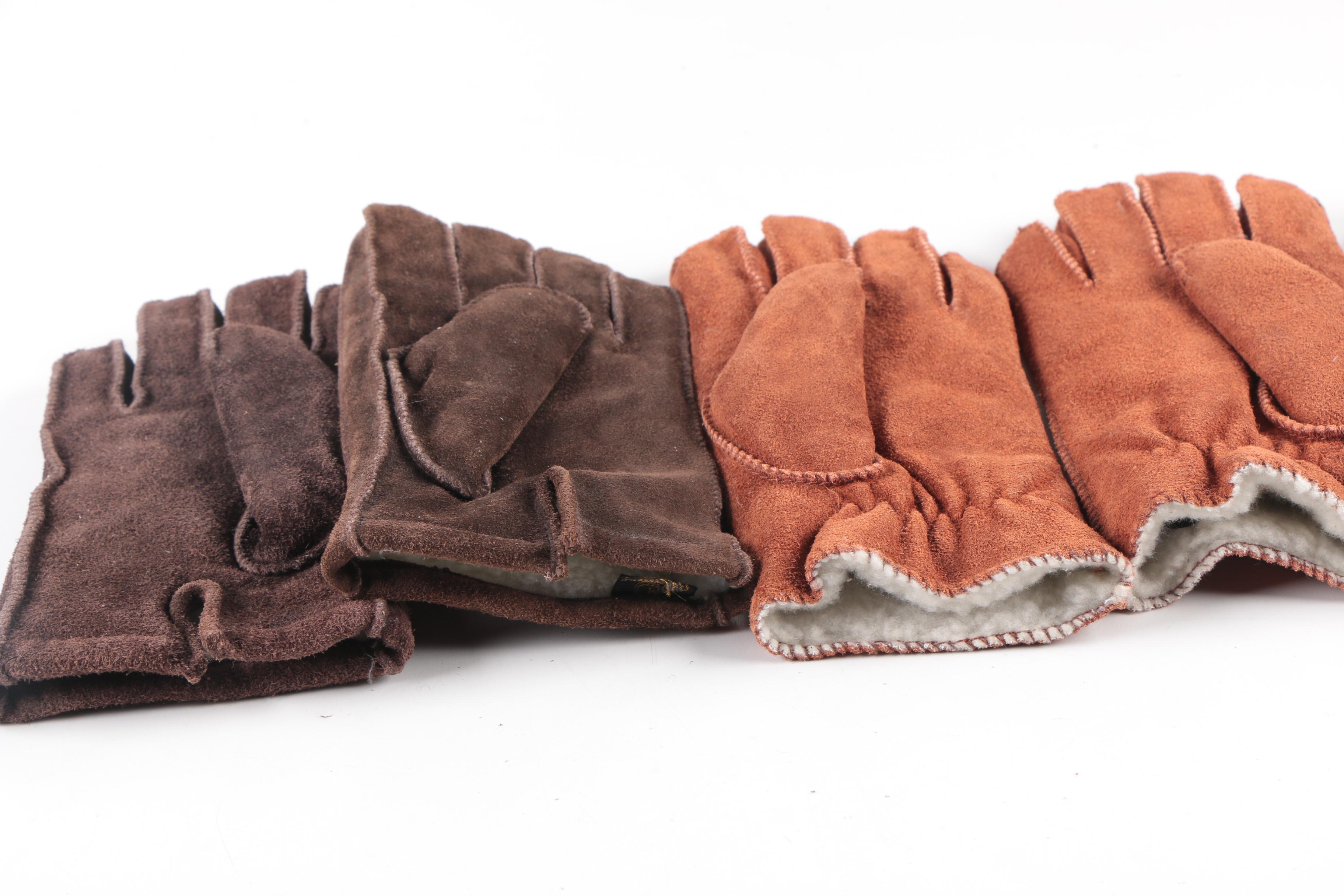 Men's Suede and Knit Glove Assortment