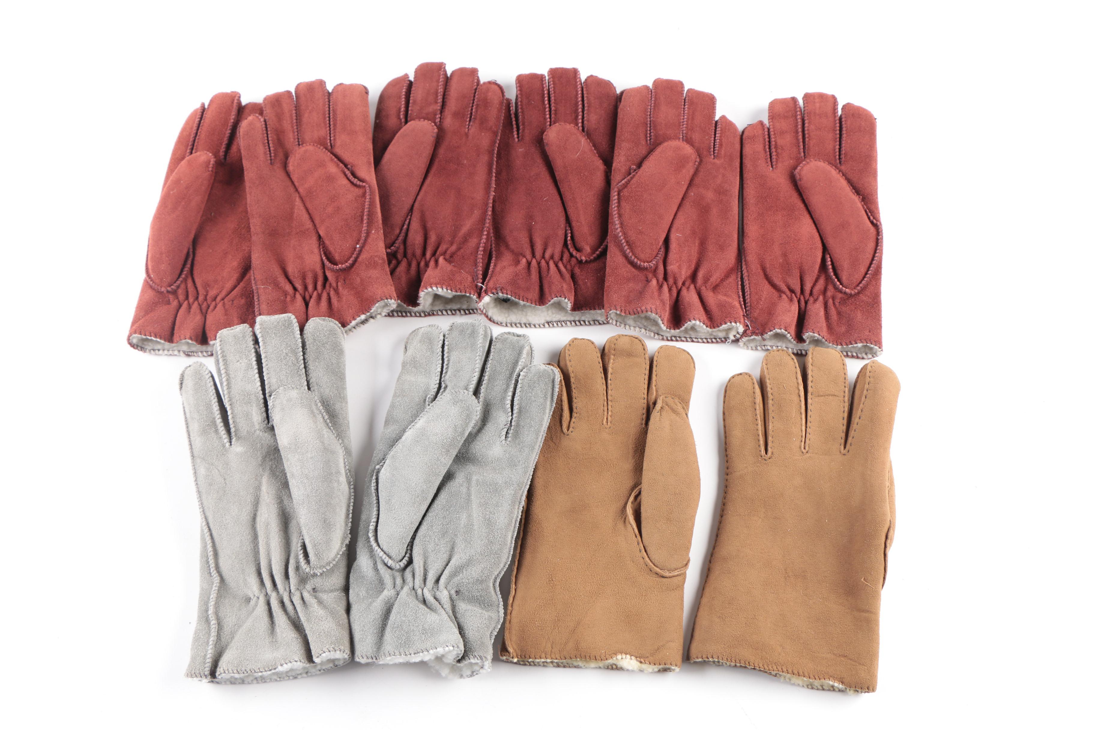 Men's Suede and Knit Glove Assortment