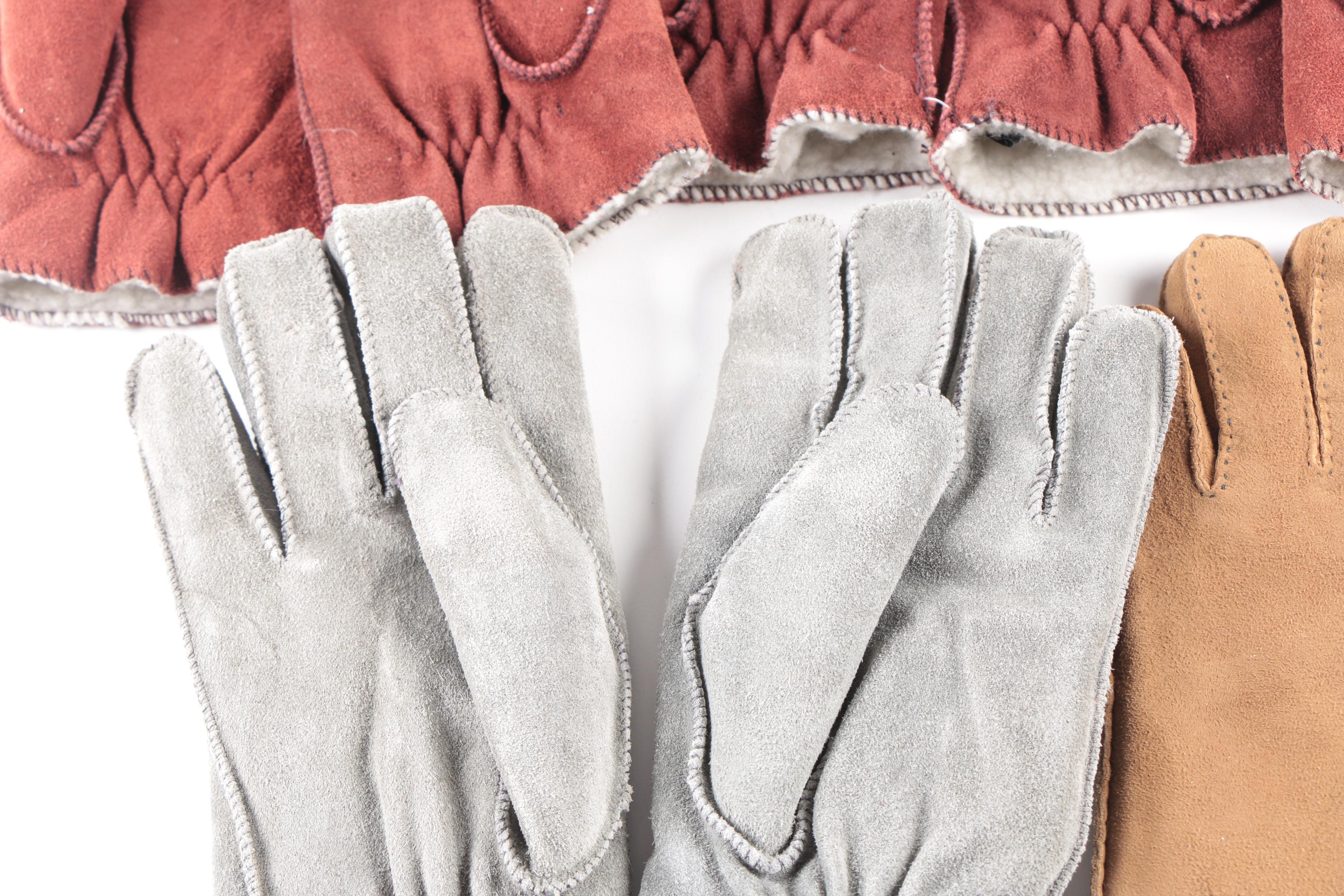 Men's Suede and Knit Glove Assortment