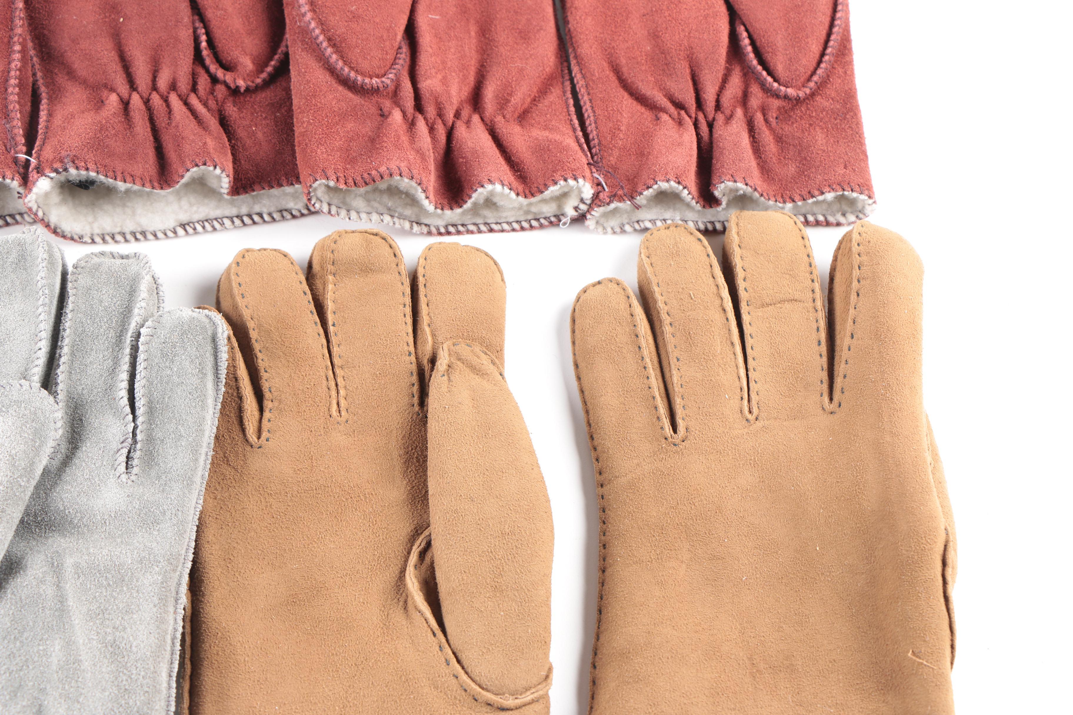 Men's Suede and Knit Glove Assortment