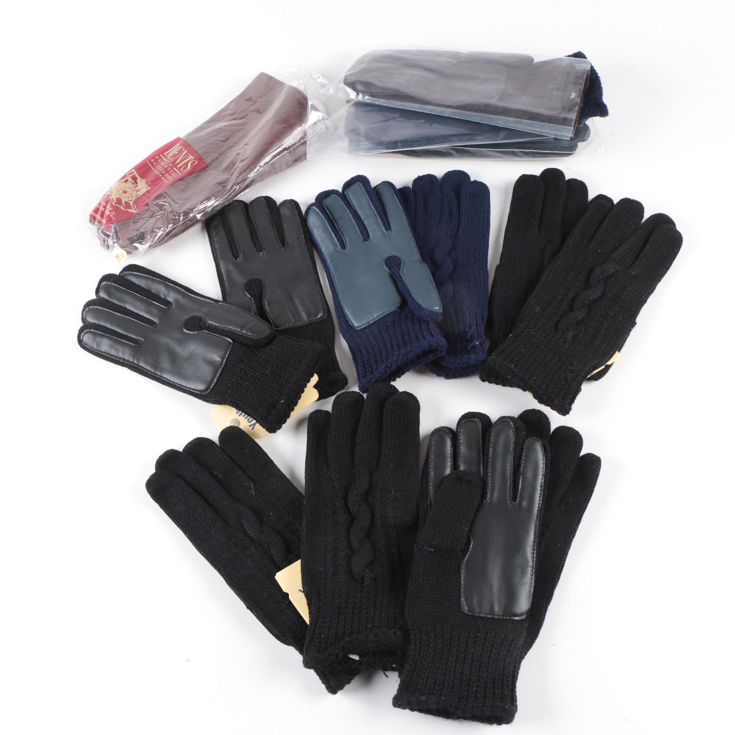 Men's Suede and Knit Glove Assortment