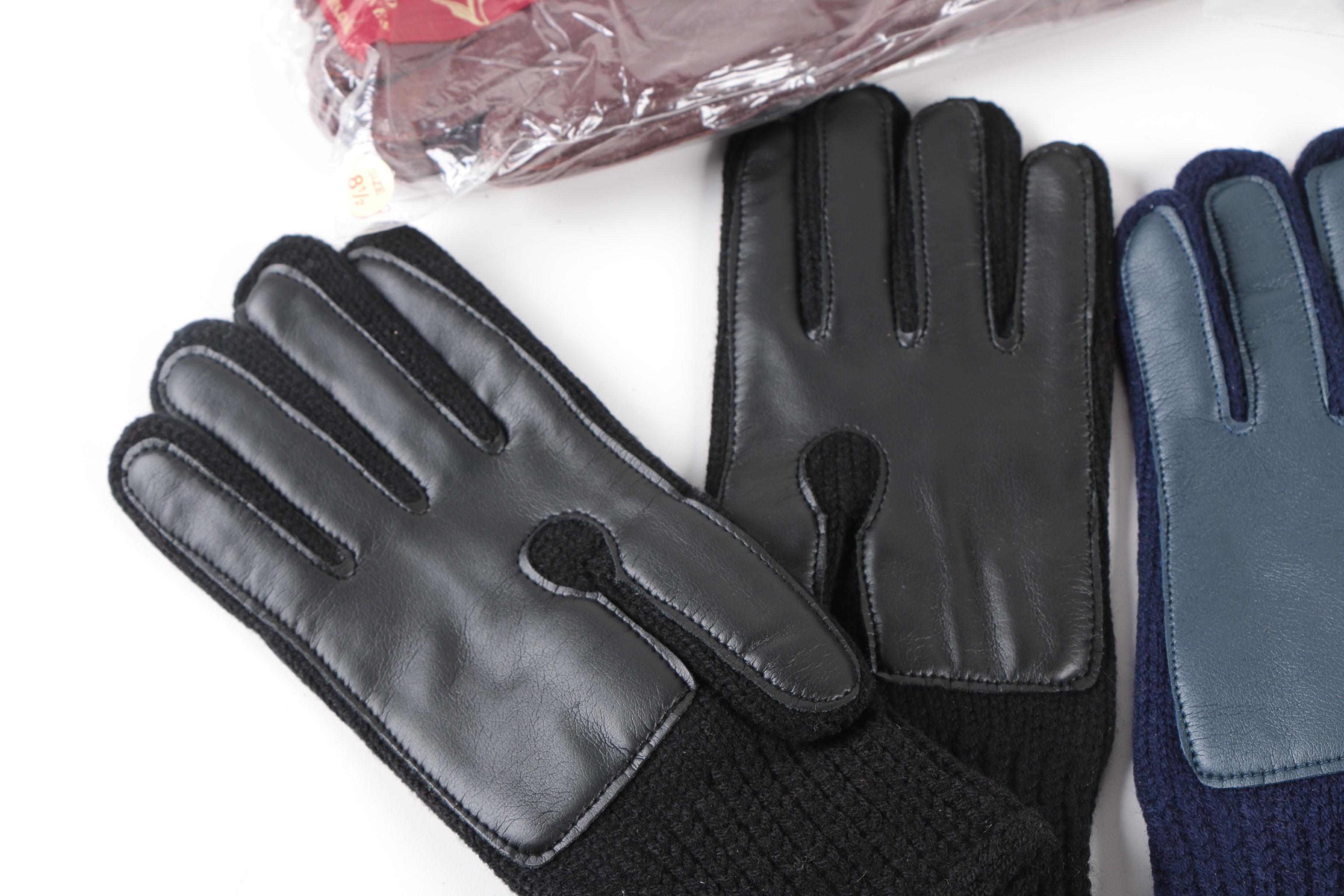 Men's Suede and Knit Glove Assortment