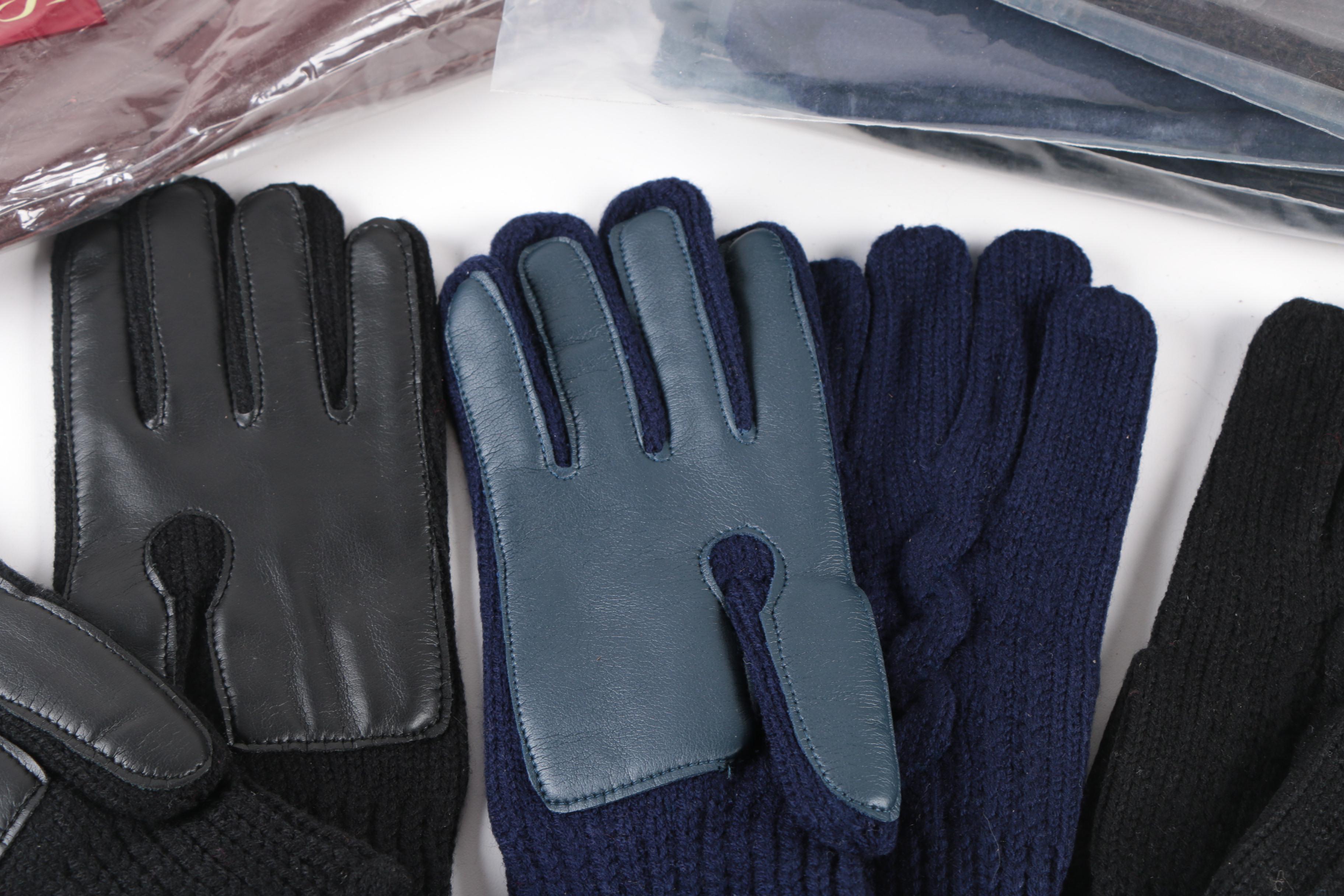 Men's Suede and Knit Glove Assortment