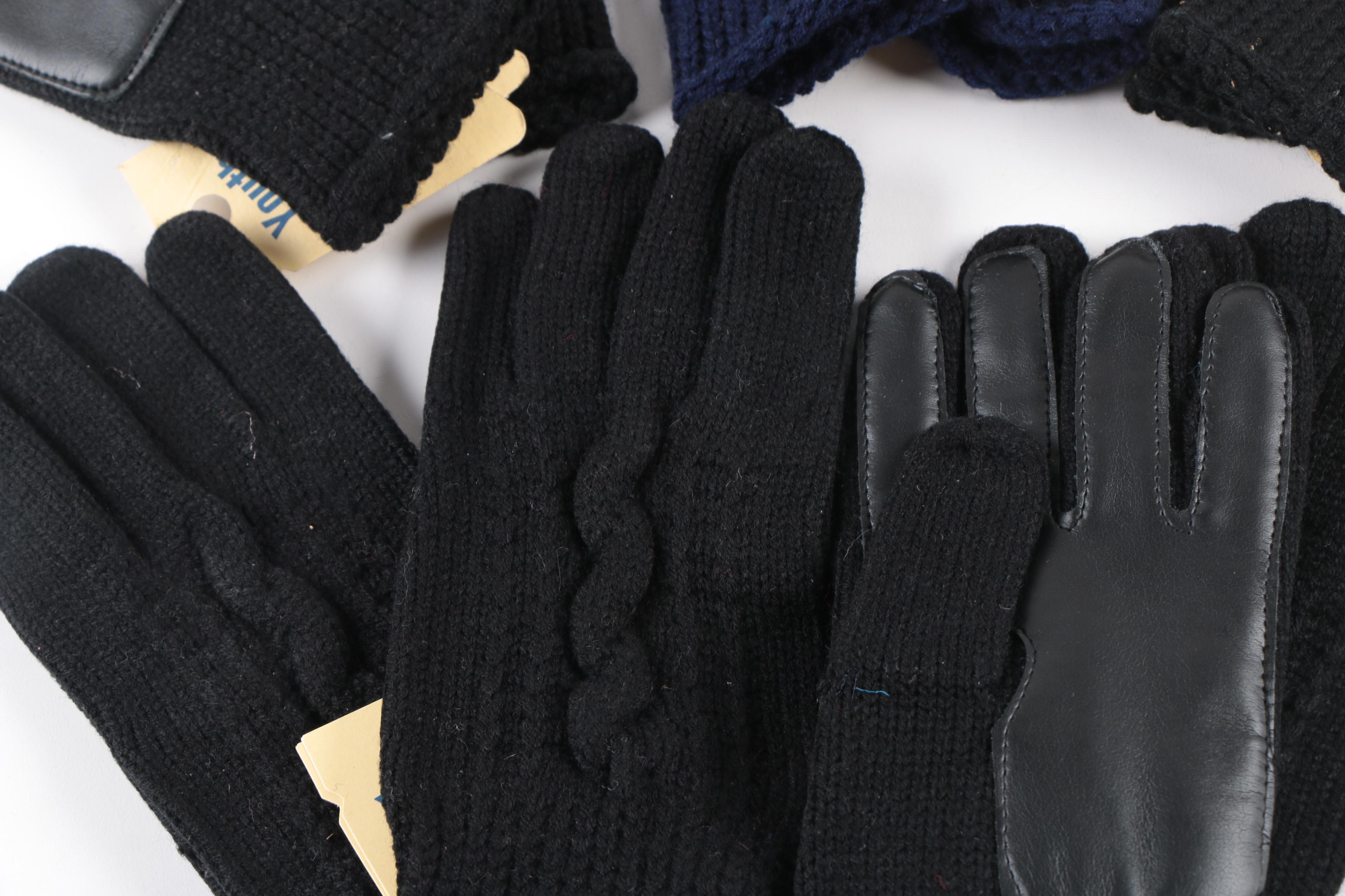 Men's Suede and Knit Glove Assortment