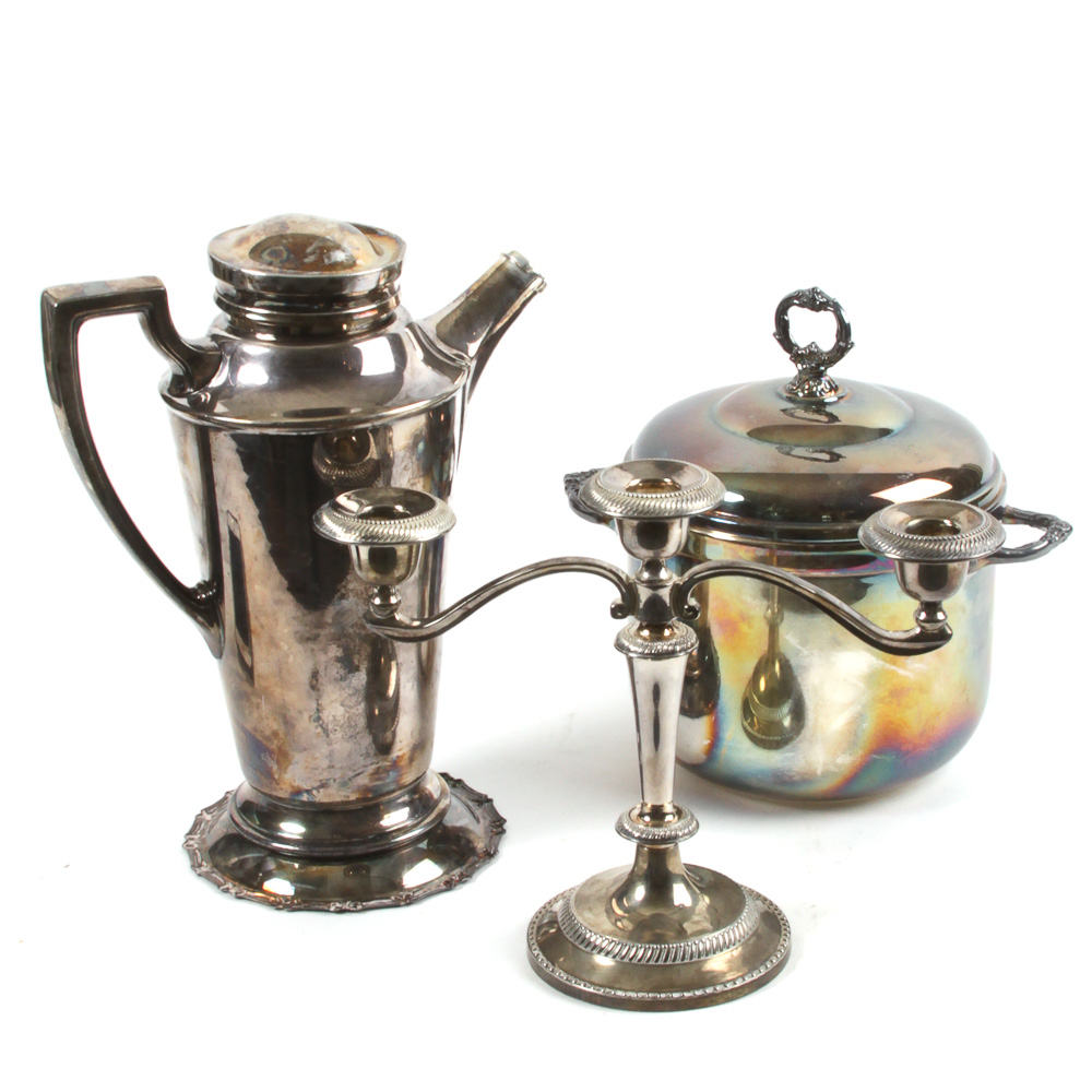Reed & Barton and Other Silver Plated Tableware