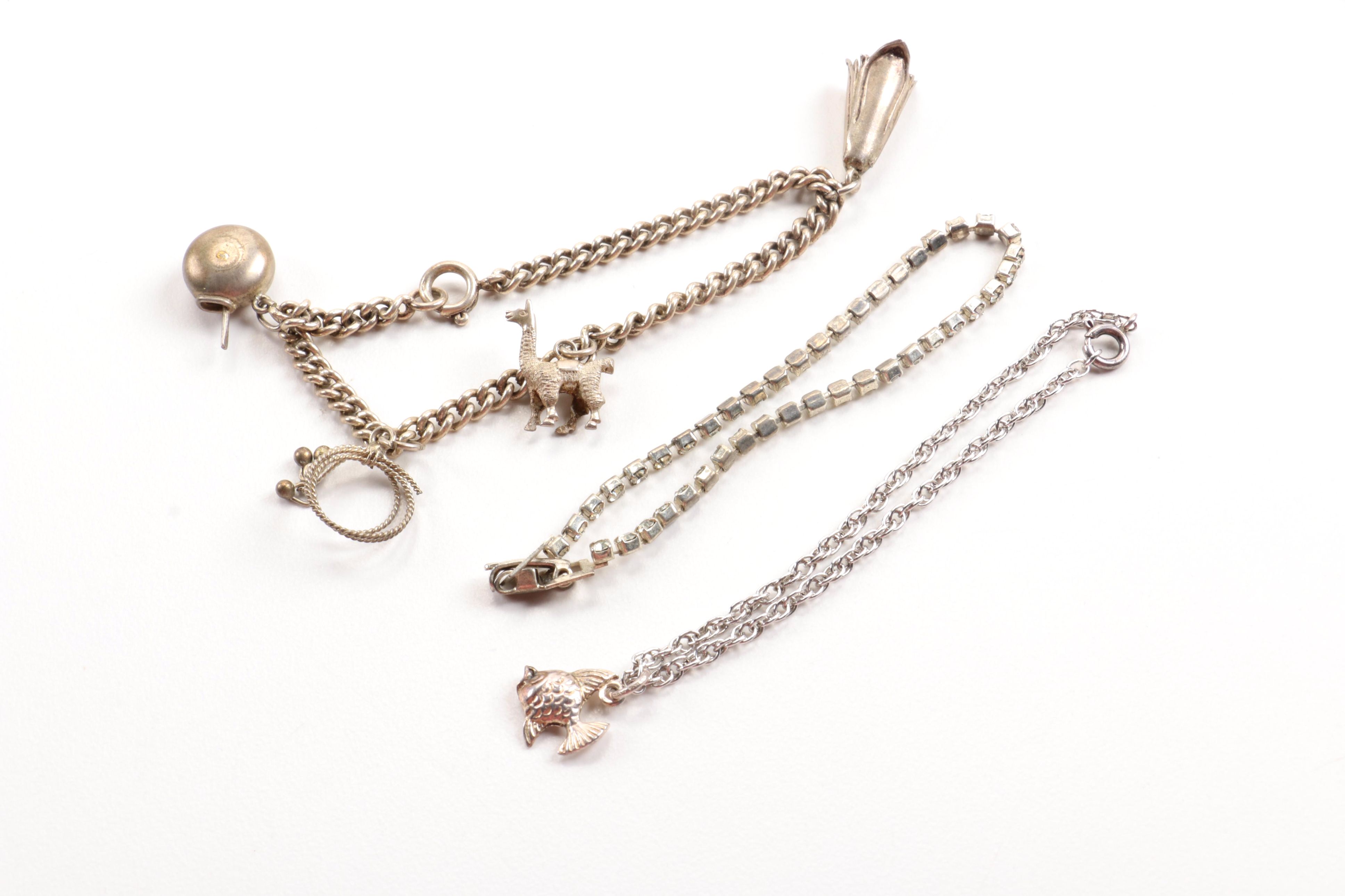 Assortment of Costume Jewelry Including Bogoff and Staffordshire