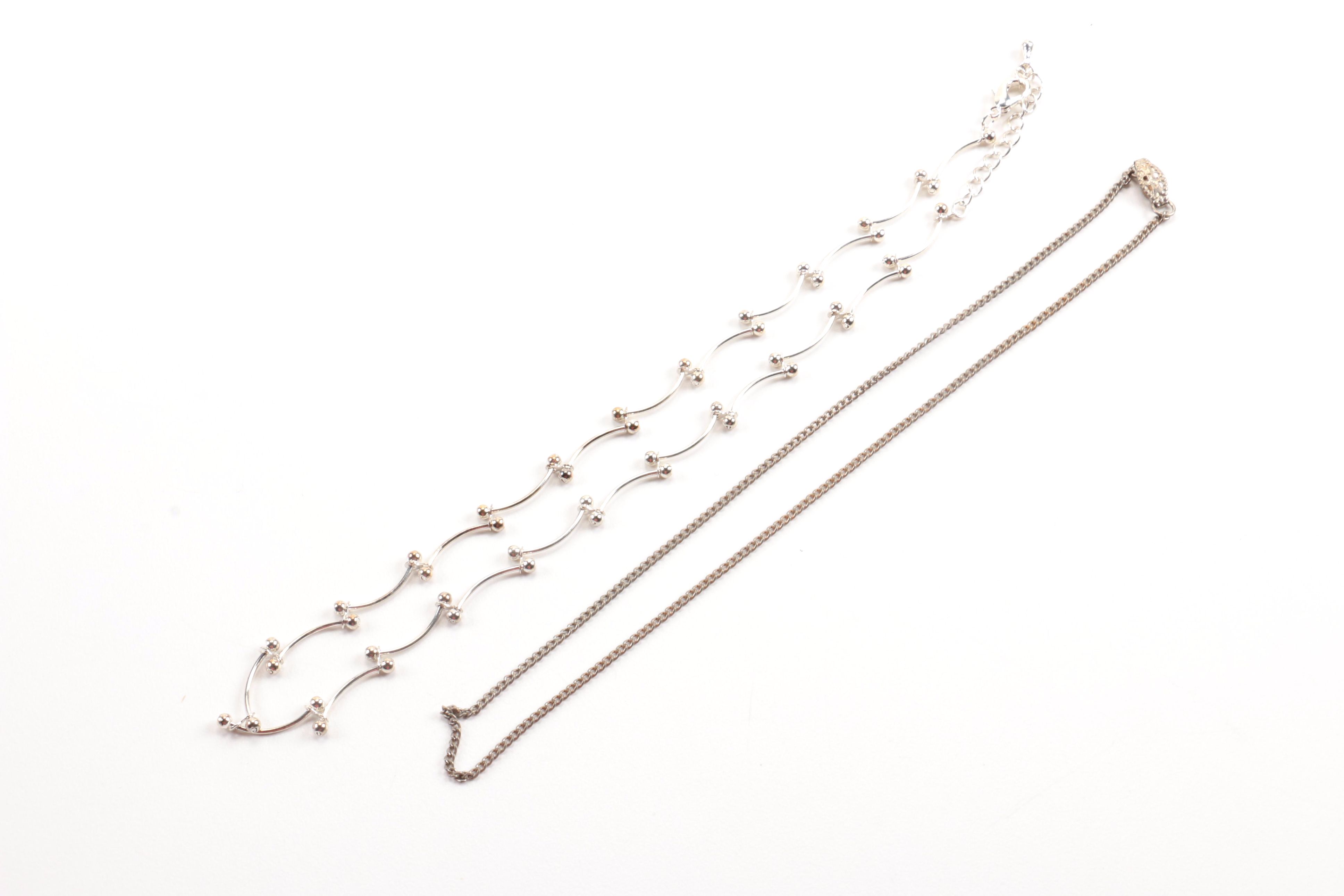 Assortment of Costume Jewelry Including Bogoff and Staffordshire