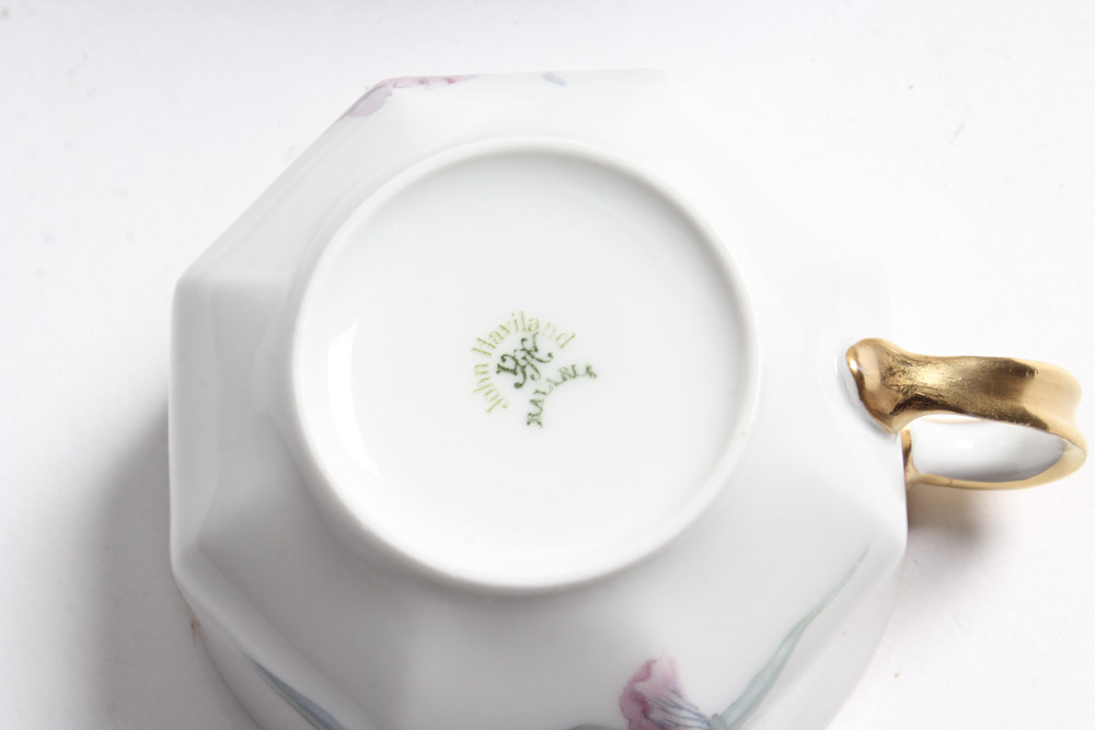 John Haviland Iris Floral China