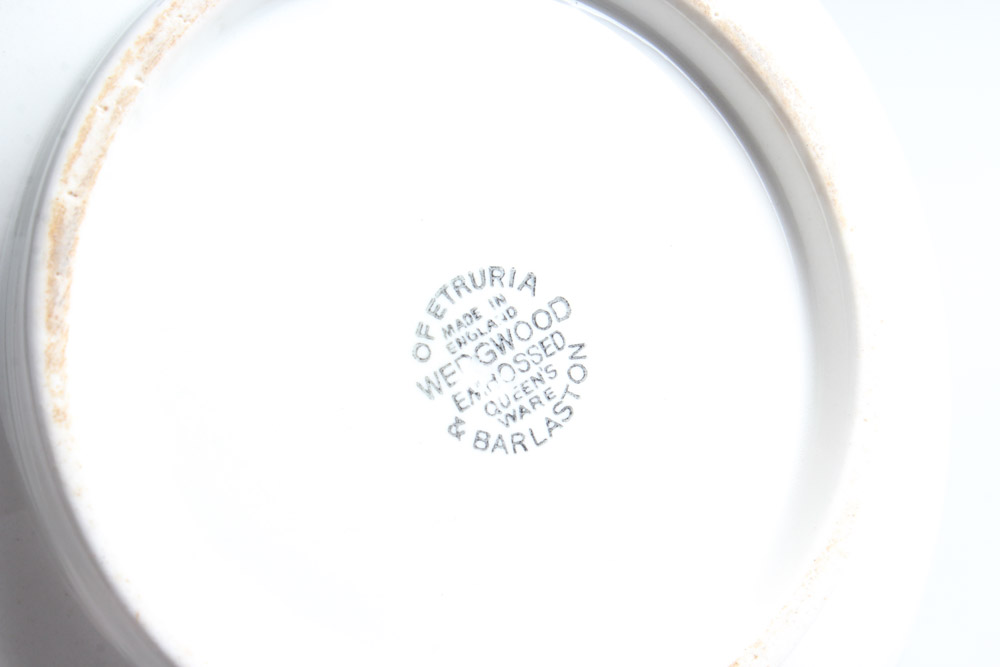 Wedgwood Embossed "Queensware" Coffee and Tea Service