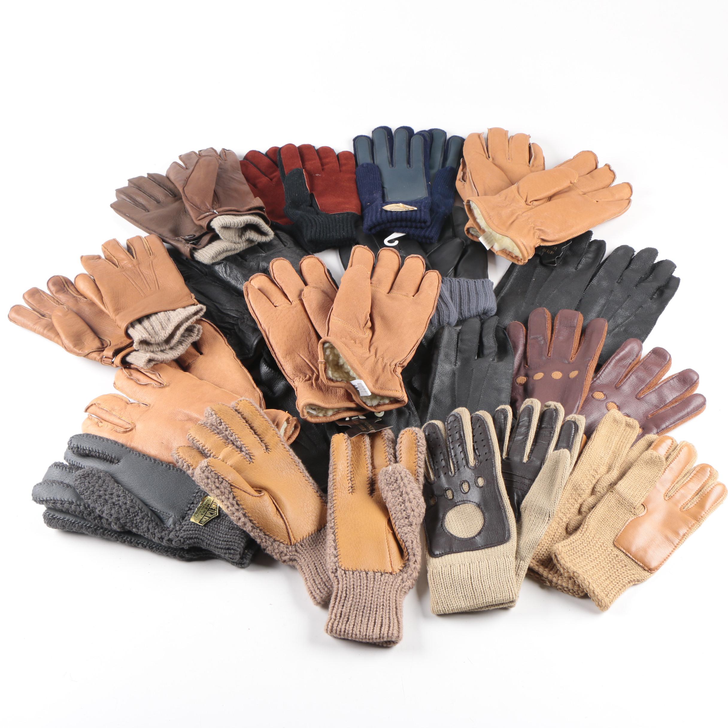 Men's Driving, Winter and Work Gloves