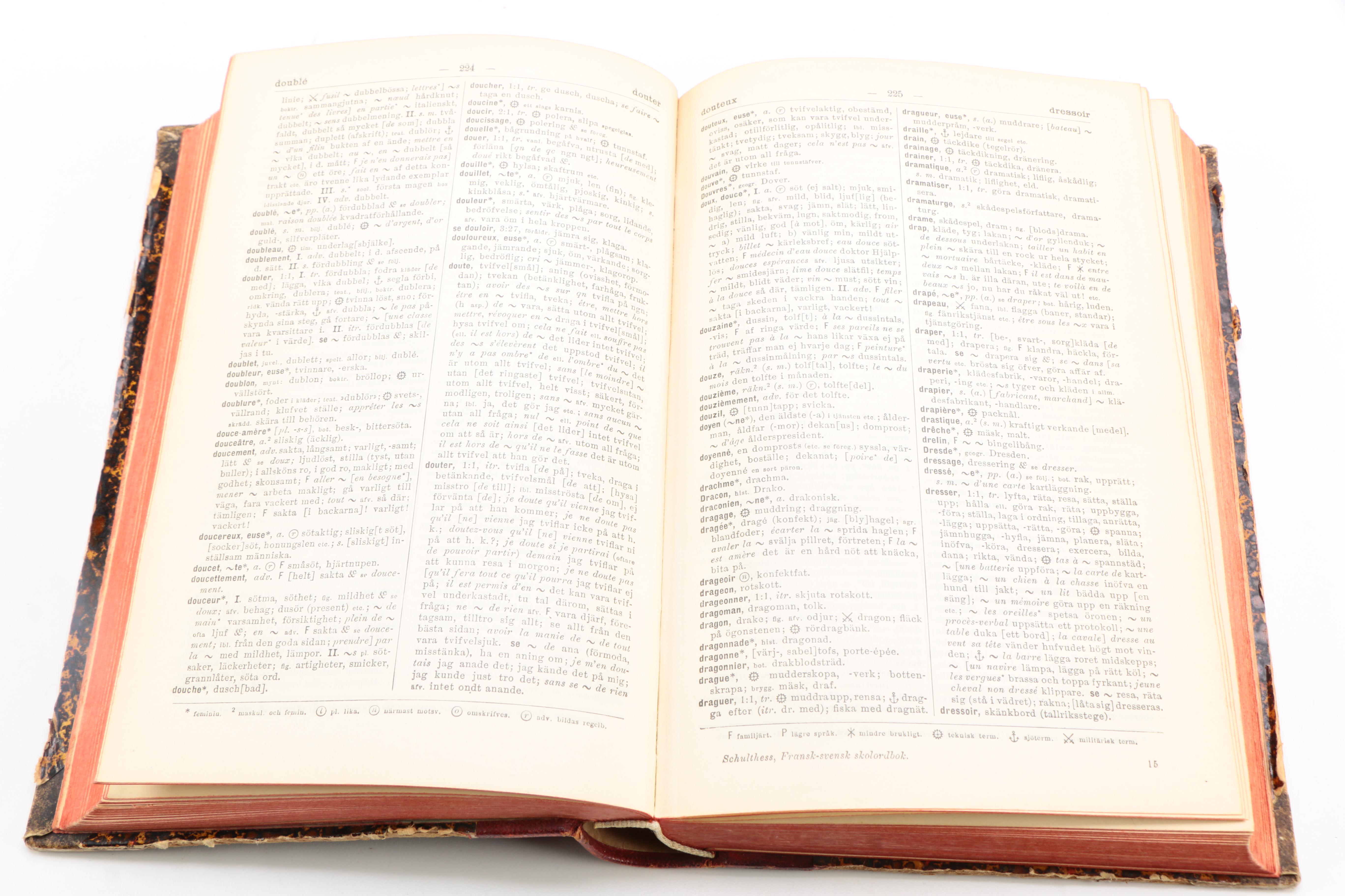 Vintage Translation Dictionaries