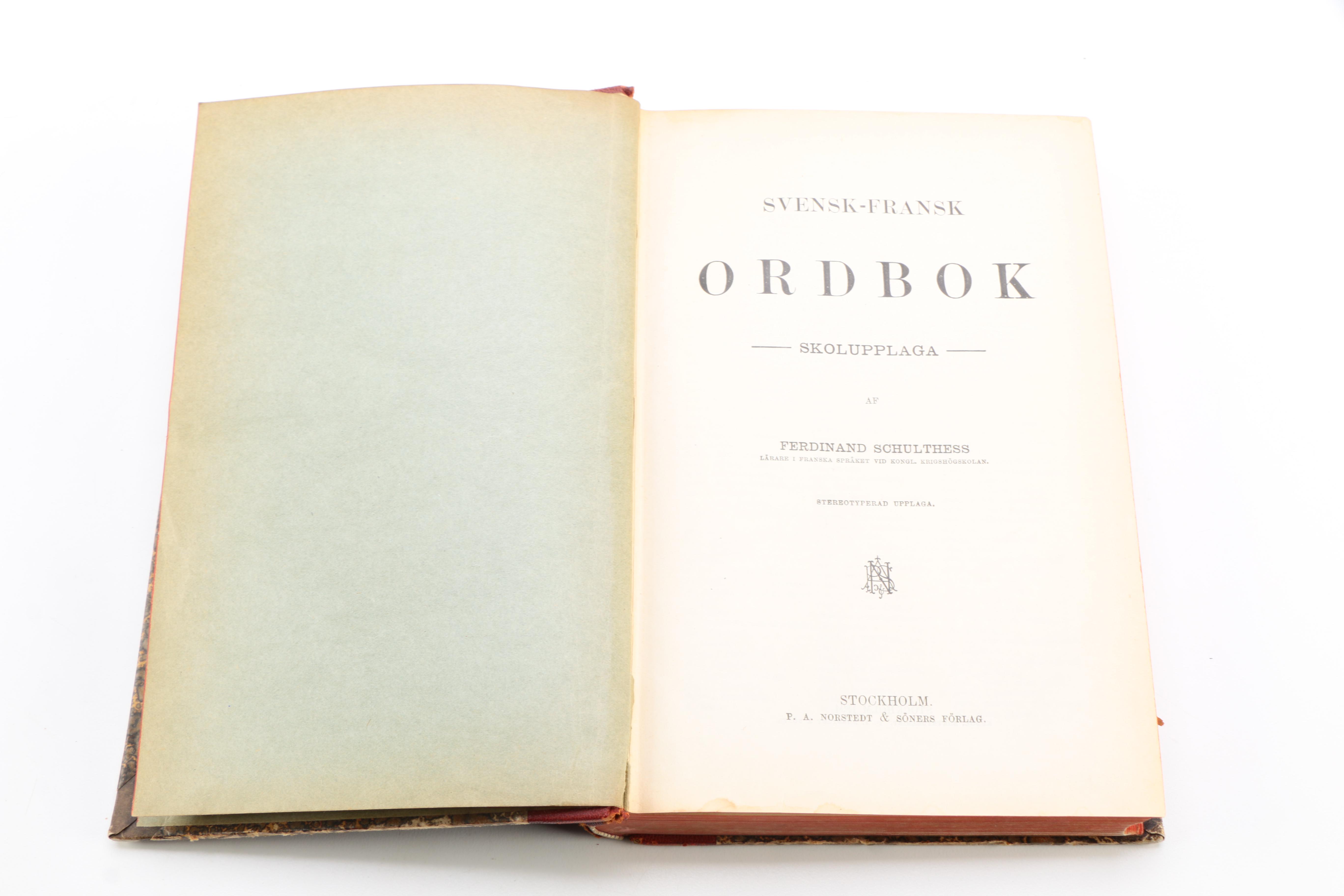 Vintage Translation Dictionaries