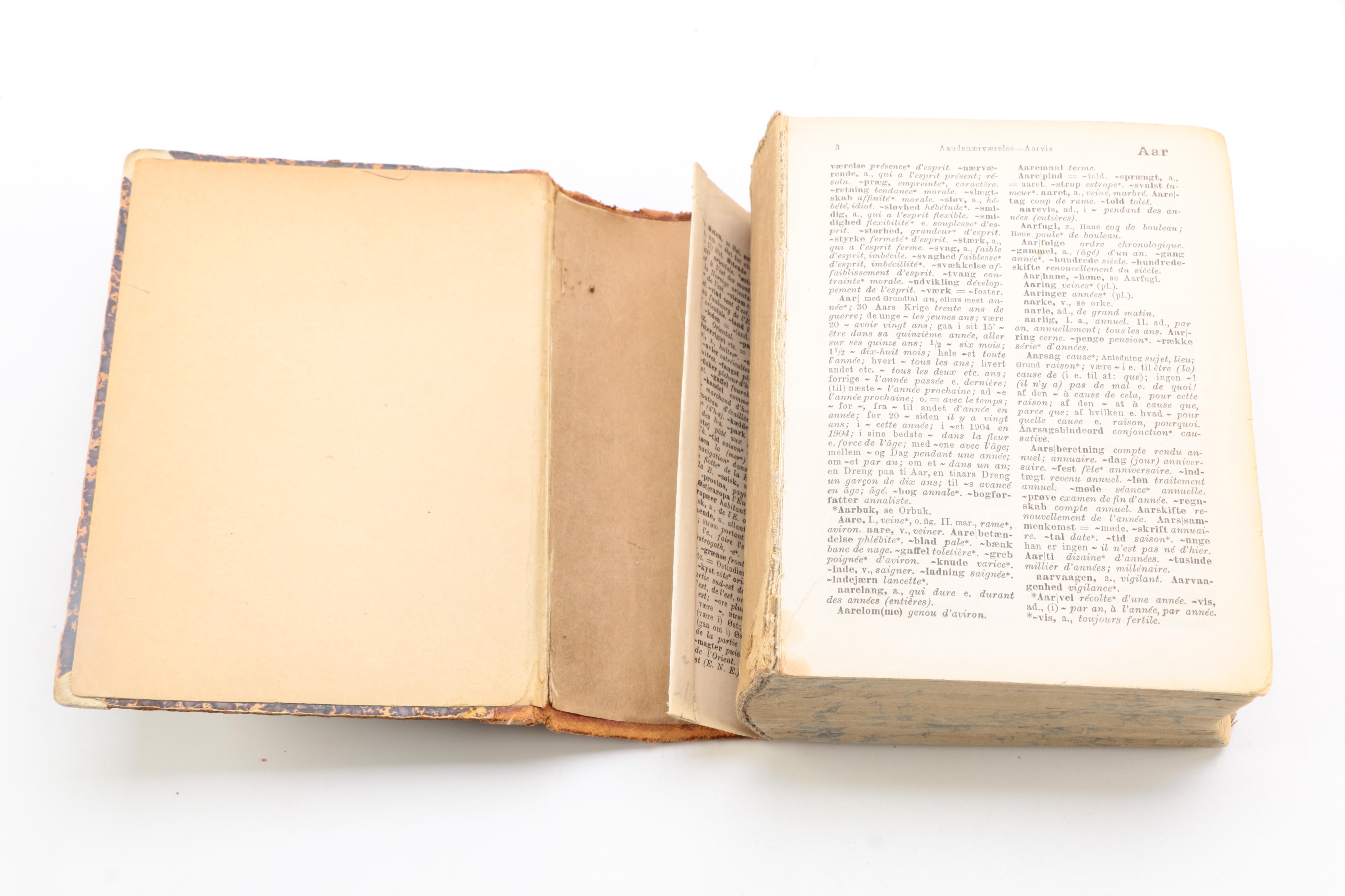 Vintage Translation Dictionaries