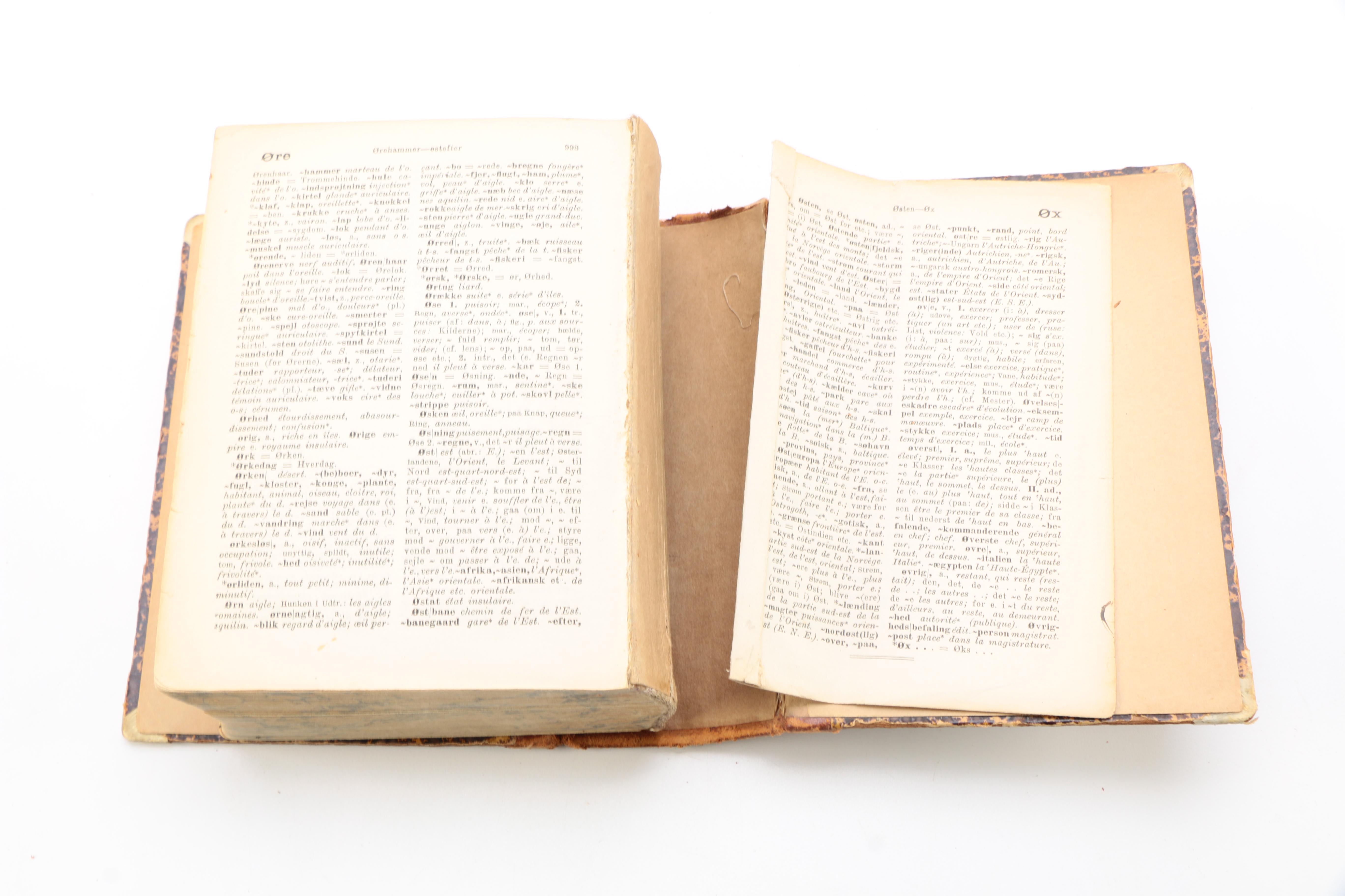 Vintage Translation Dictionaries