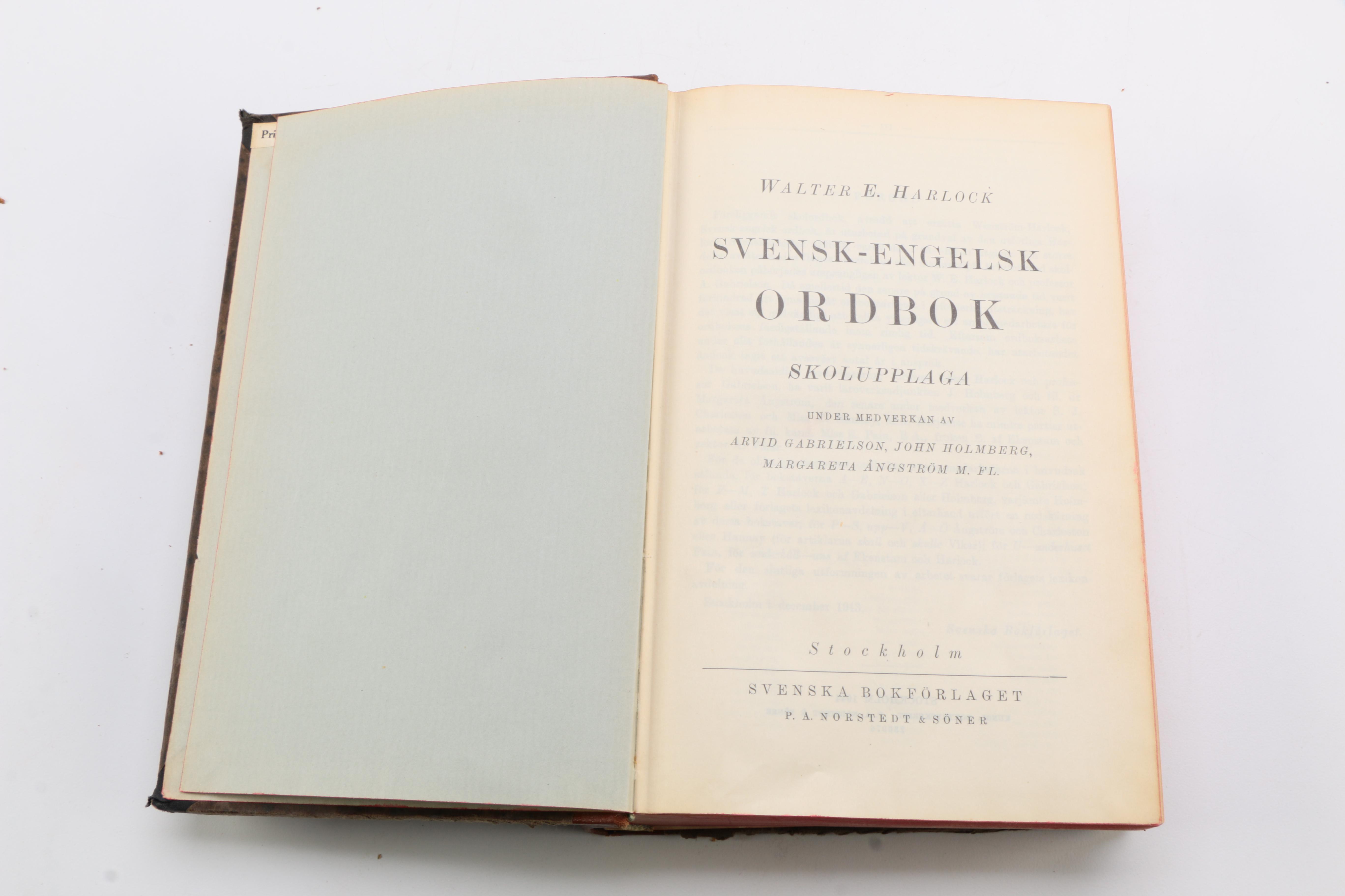 Vintage Translation Dictionaries