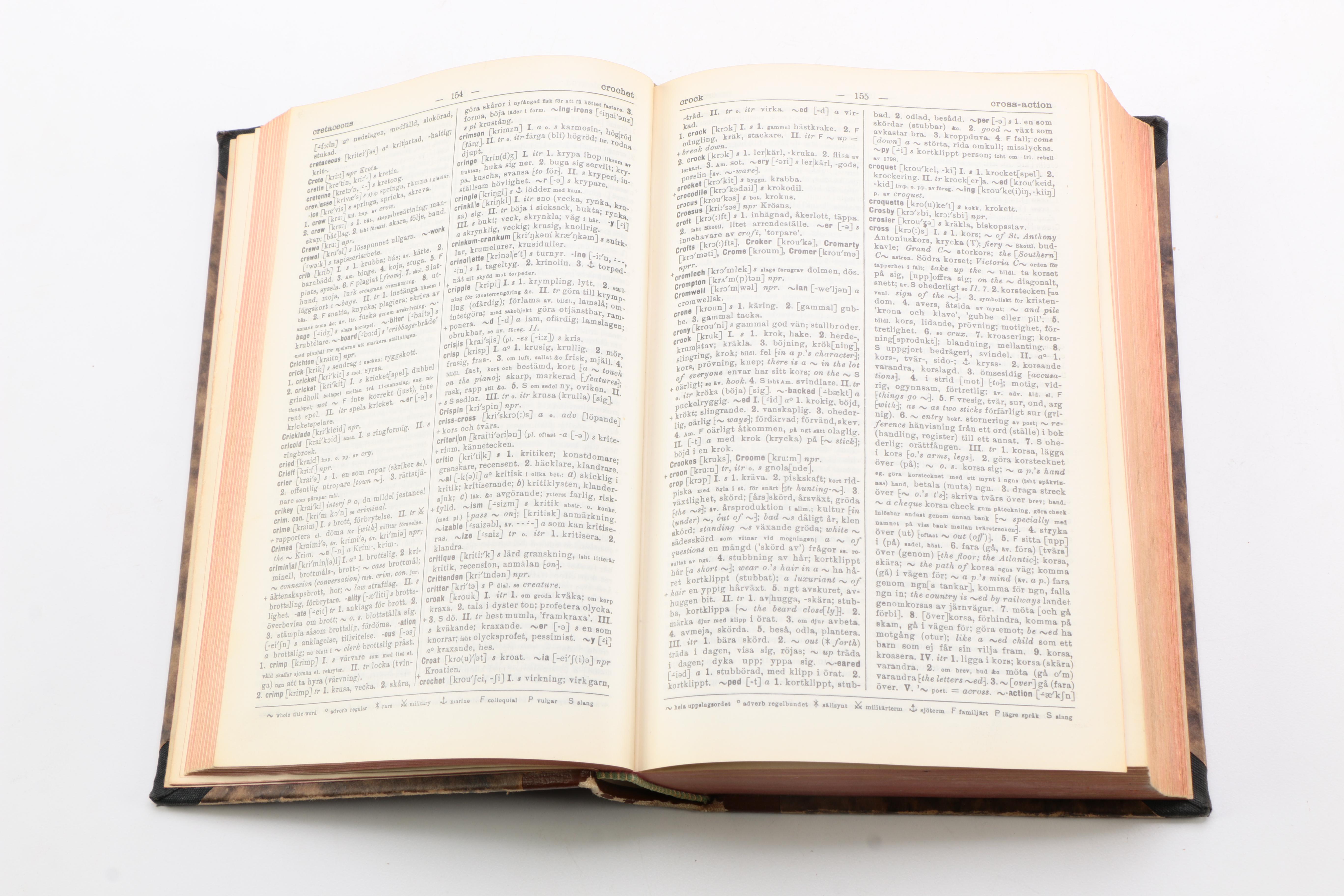 Vintage Translation Dictionaries