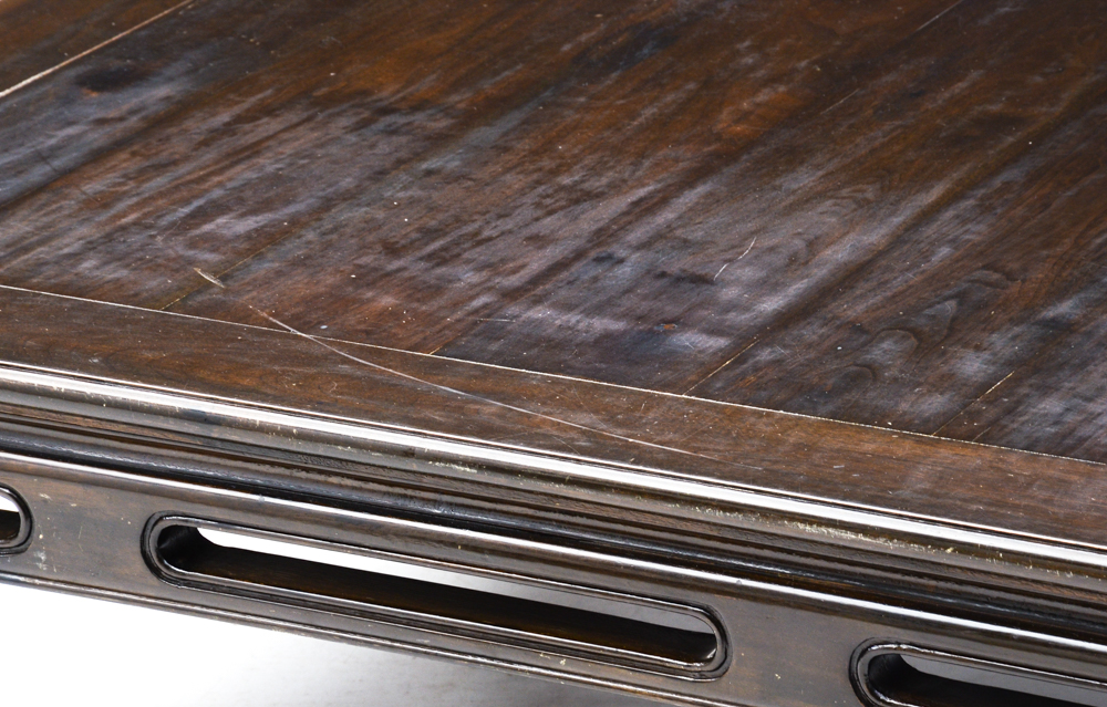 Asian Inspired Mahogany Coffee Table