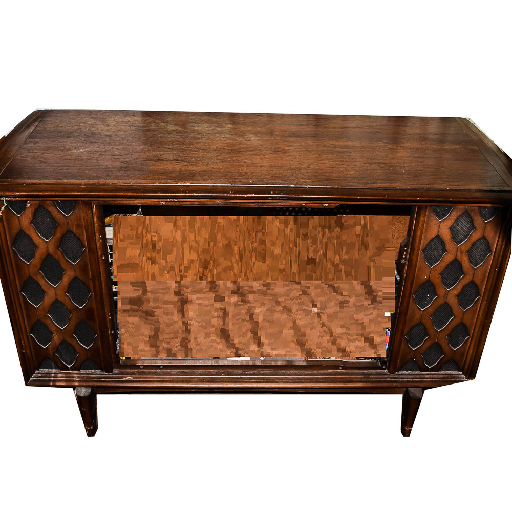 Vintage Mid Century Modern Television Console