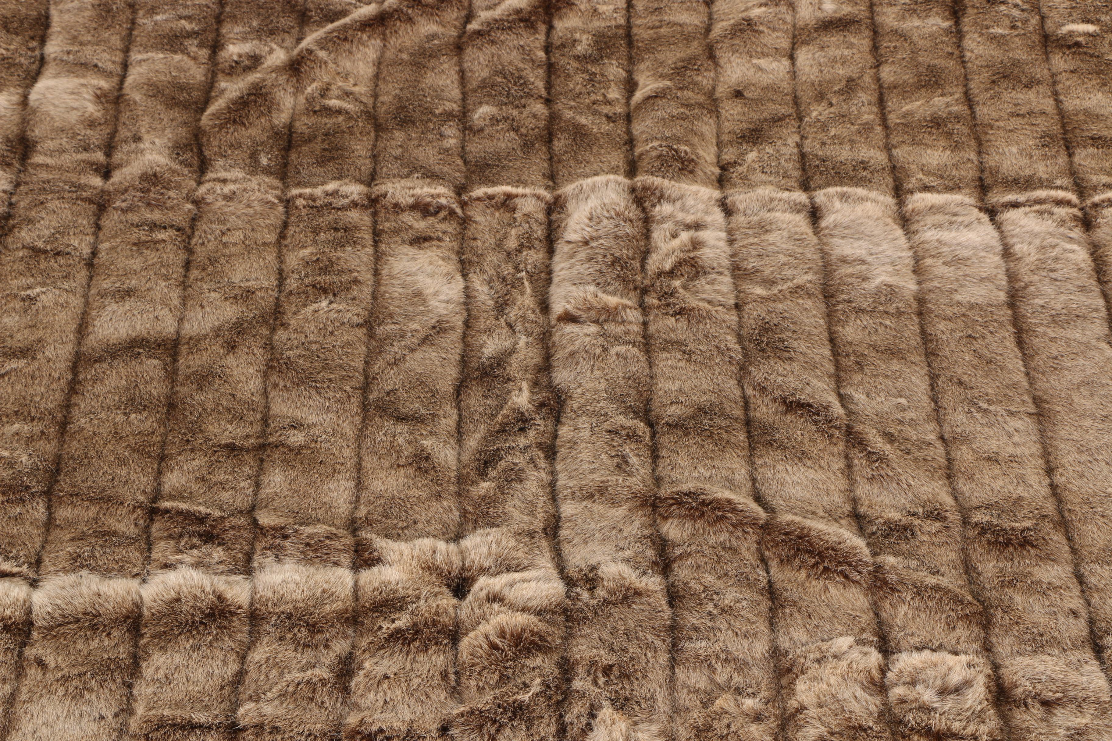 Faux Fur Blanket and Four Pillows