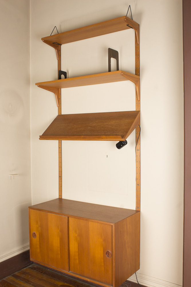 Danish Modern Wall Cabinet Shelving