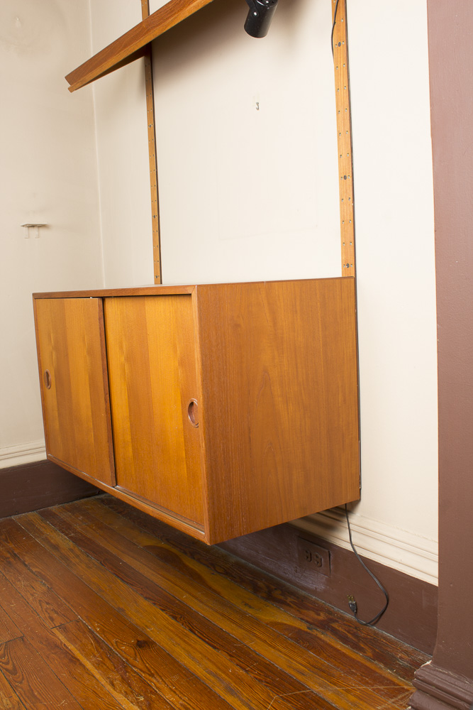 Danish Modern Wall Cabinet Shelving