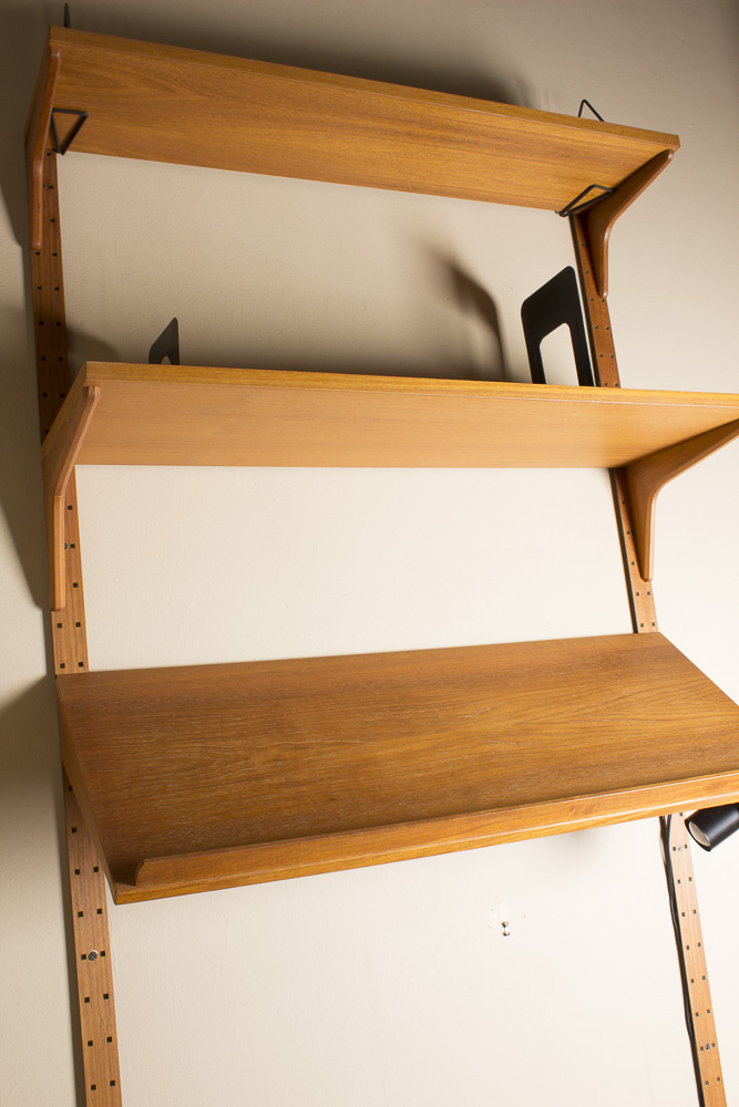 Danish Modern Wall Cabinet Shelving