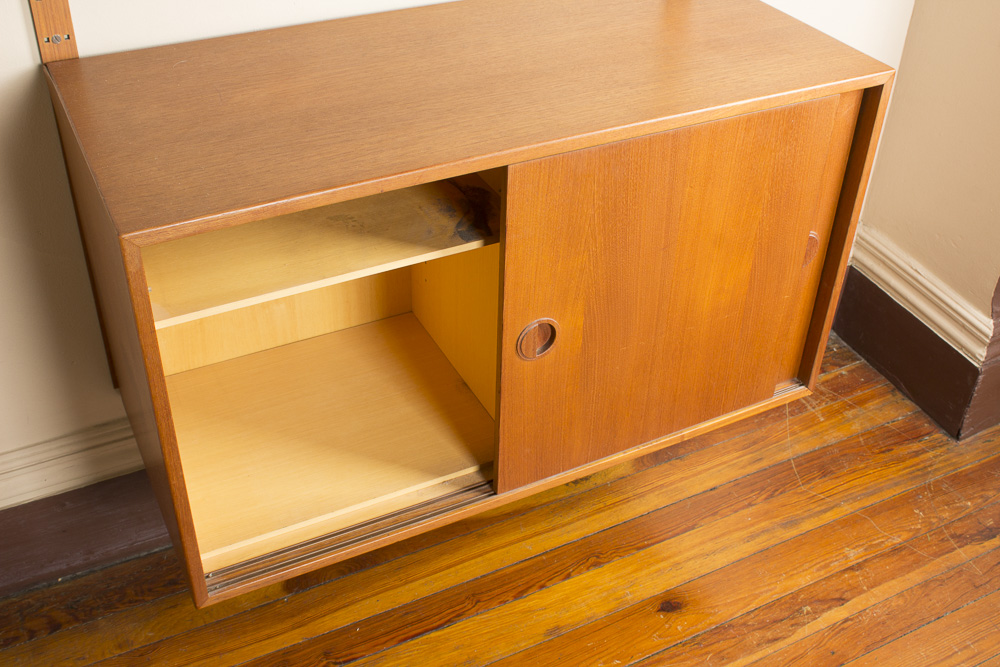 Danish Modern Wall Cabinet Shelving