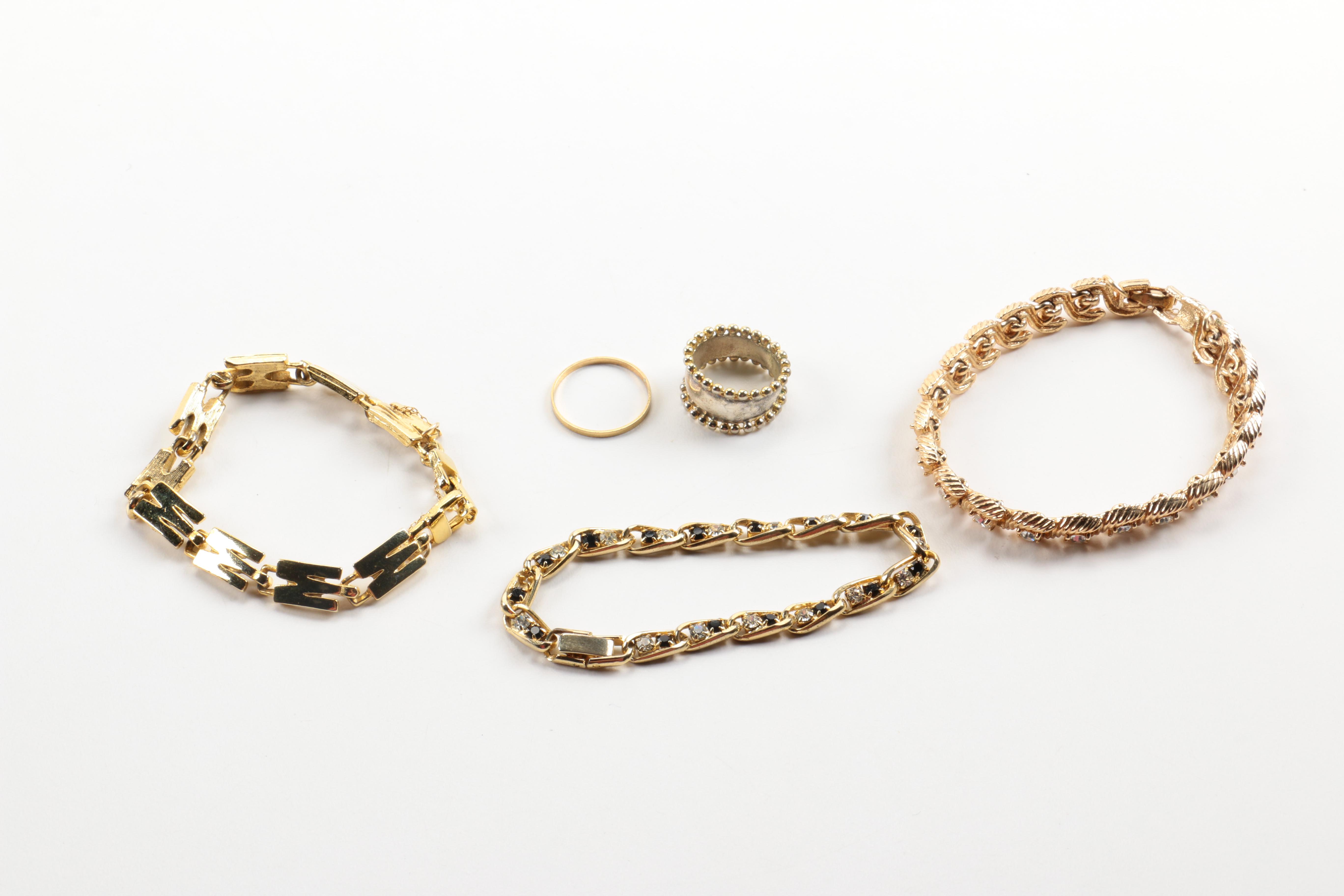 Gold Filled and Gold Tone Costume Jewelry