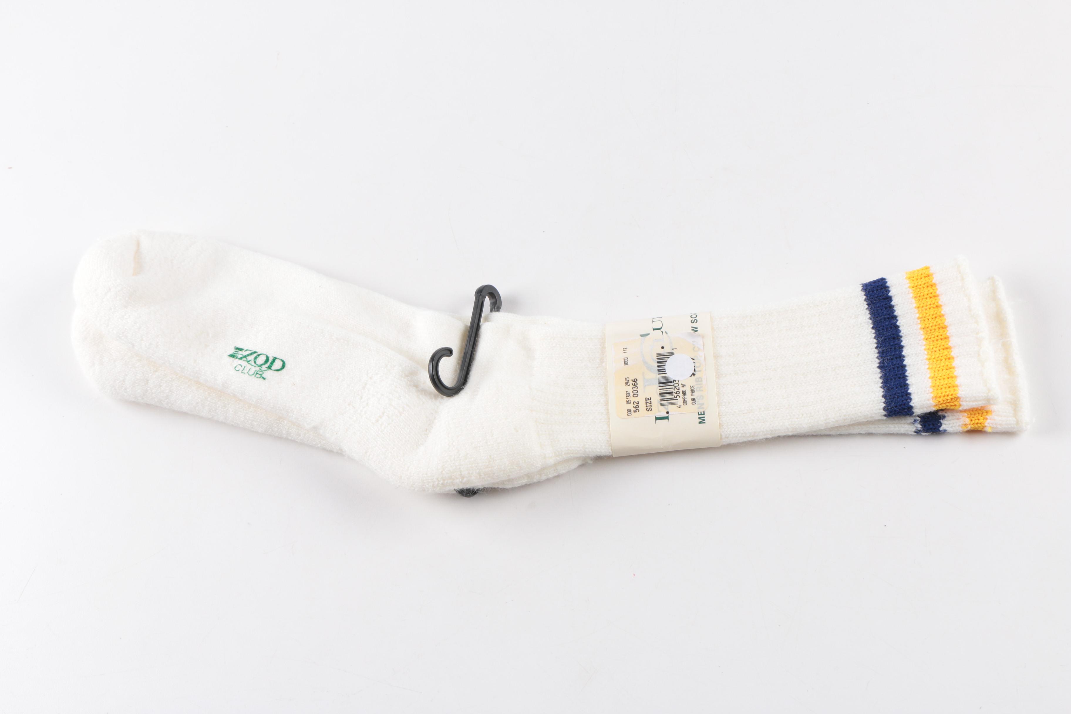 Men's Rib Top Crew Socks by IZOD Club