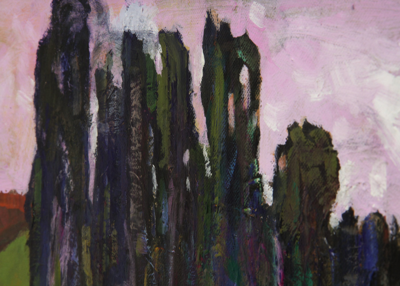 Juan "Pepe" Guzman-Maldonado Oil Painting on Board titled "Camarillo"