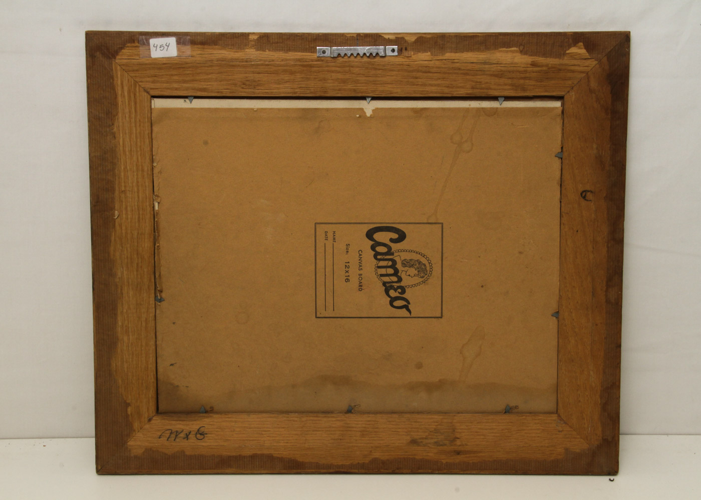 Vintage Oil Painting on Academy Board of Still Life Fruit Arrangement