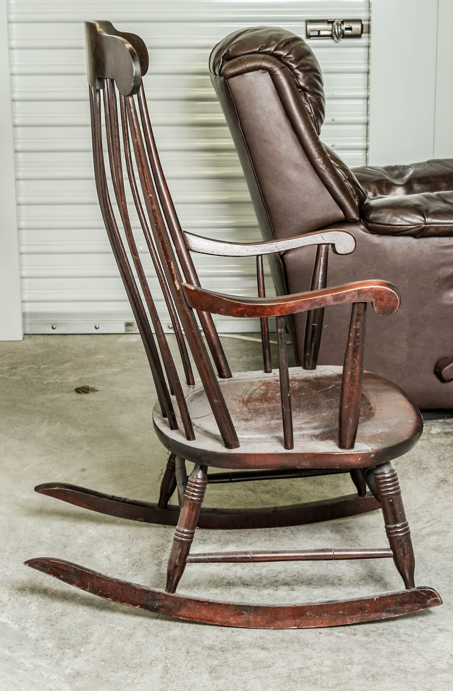 Sheraton Style Rocking Chair